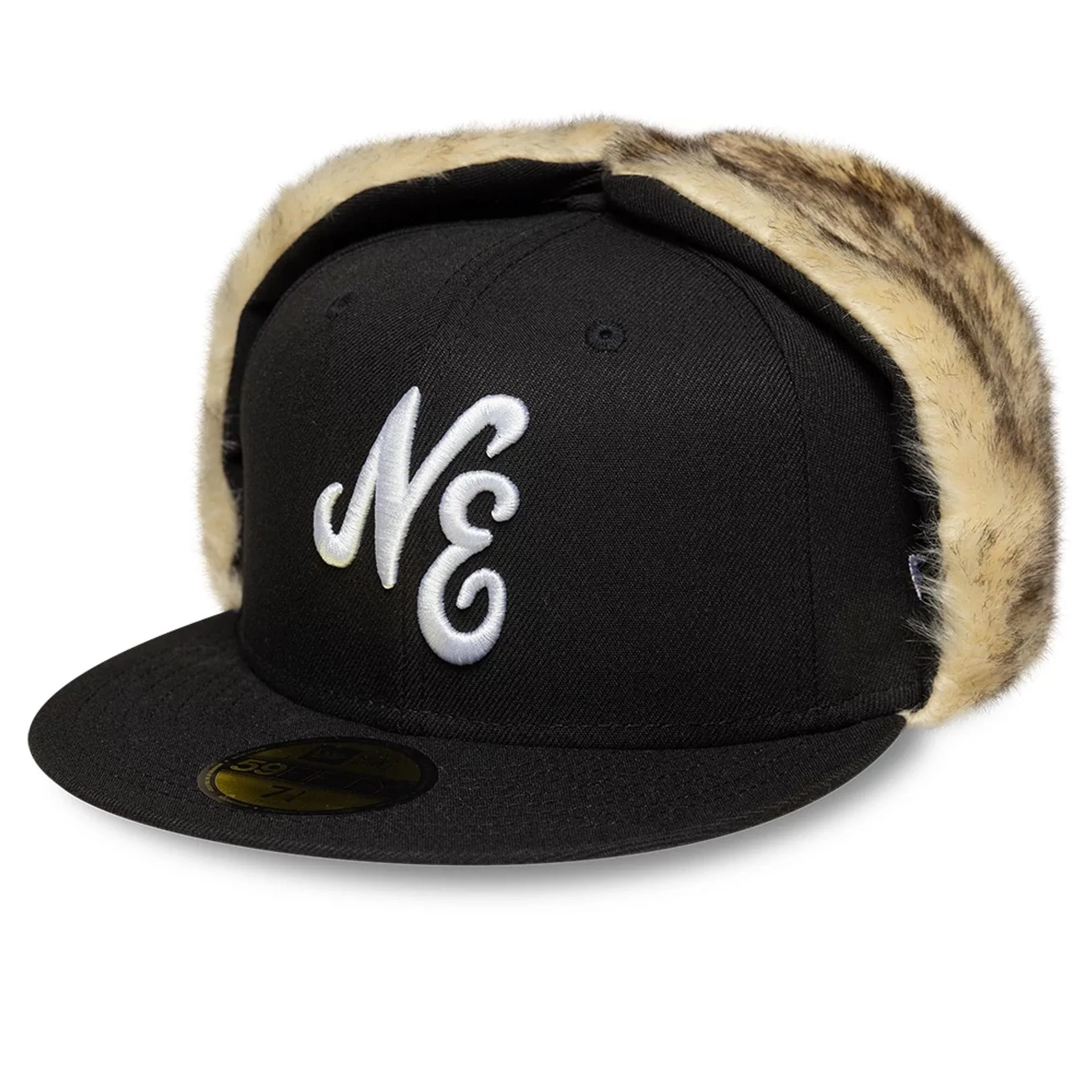 New Era Black Dogear 59FIFTY Fitted Cap - Image 4
