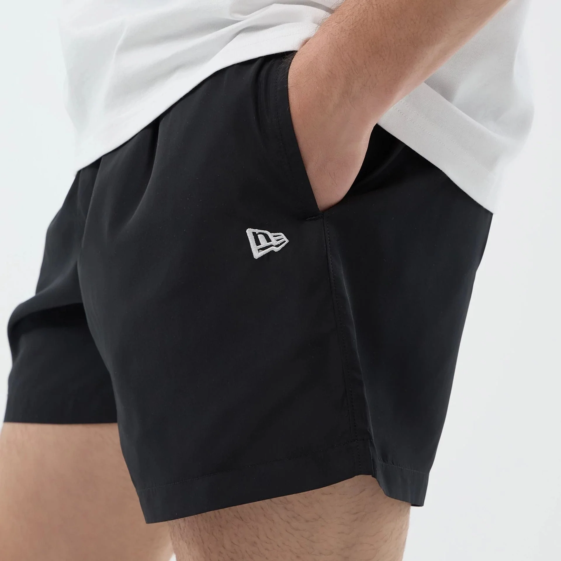 New Era Black Swimming Shorts - Image 4