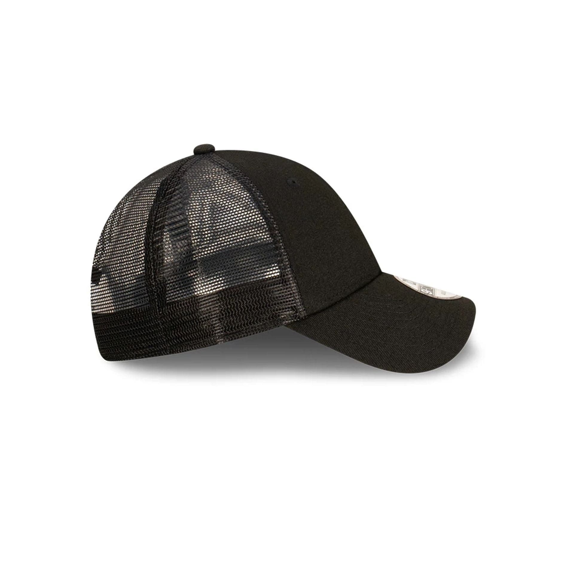 New Era Blank Black 9FORTY Trucker Cap - Image 6
