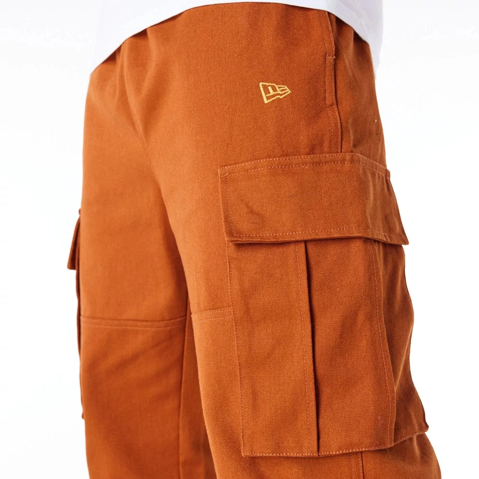 New Era Brown Cargo Trousers - Image 5
