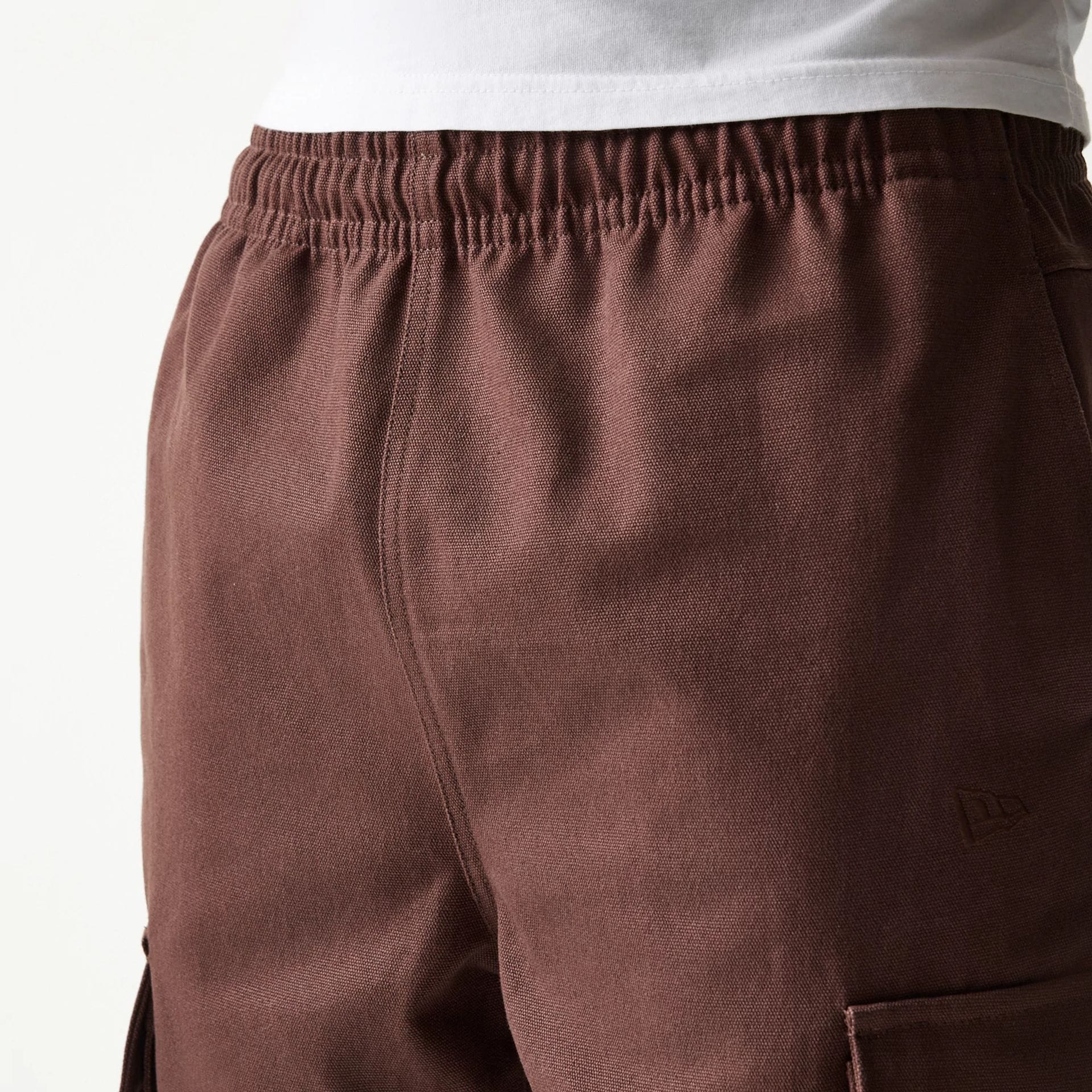 New Era Brown Straight Leg Cargo Joggers - Image 7