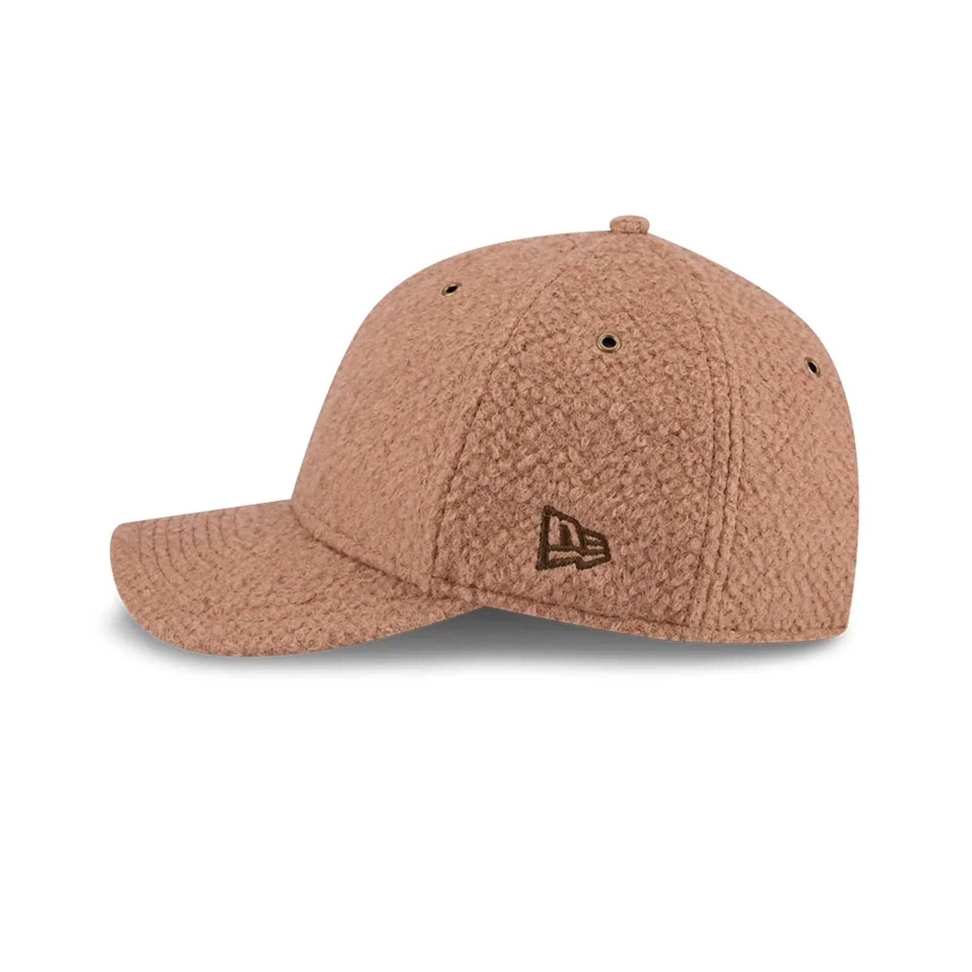 New Era Brushed Fleece Brown 9FORTY M-Crown Adjustable Cap - Image 6