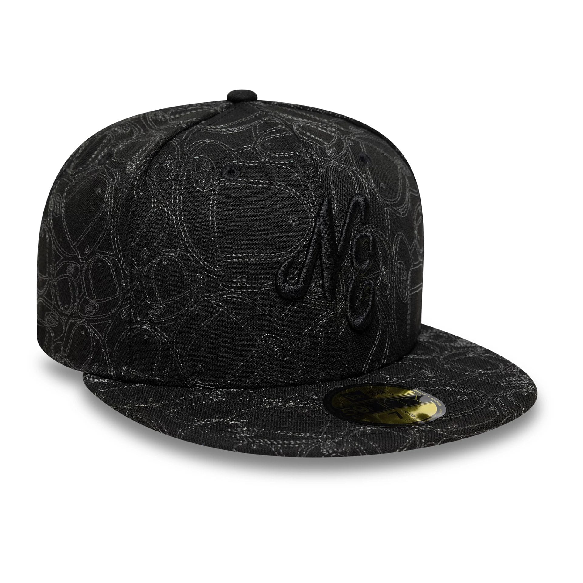 New Era Cap Black 59FIFTY Fitted Cap - Image 3