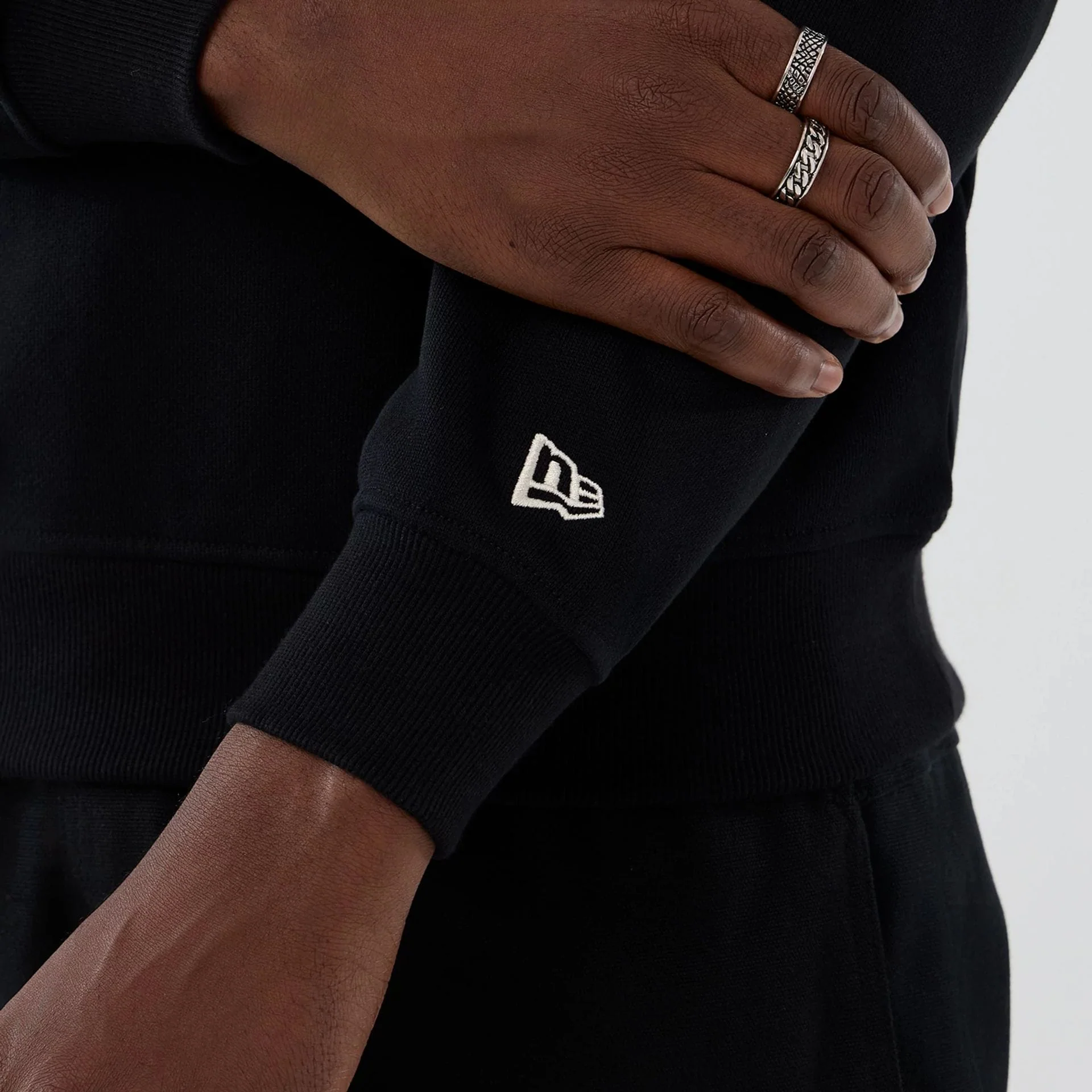 New Era Cap Company Black Crew Neck Sweater - Image 5