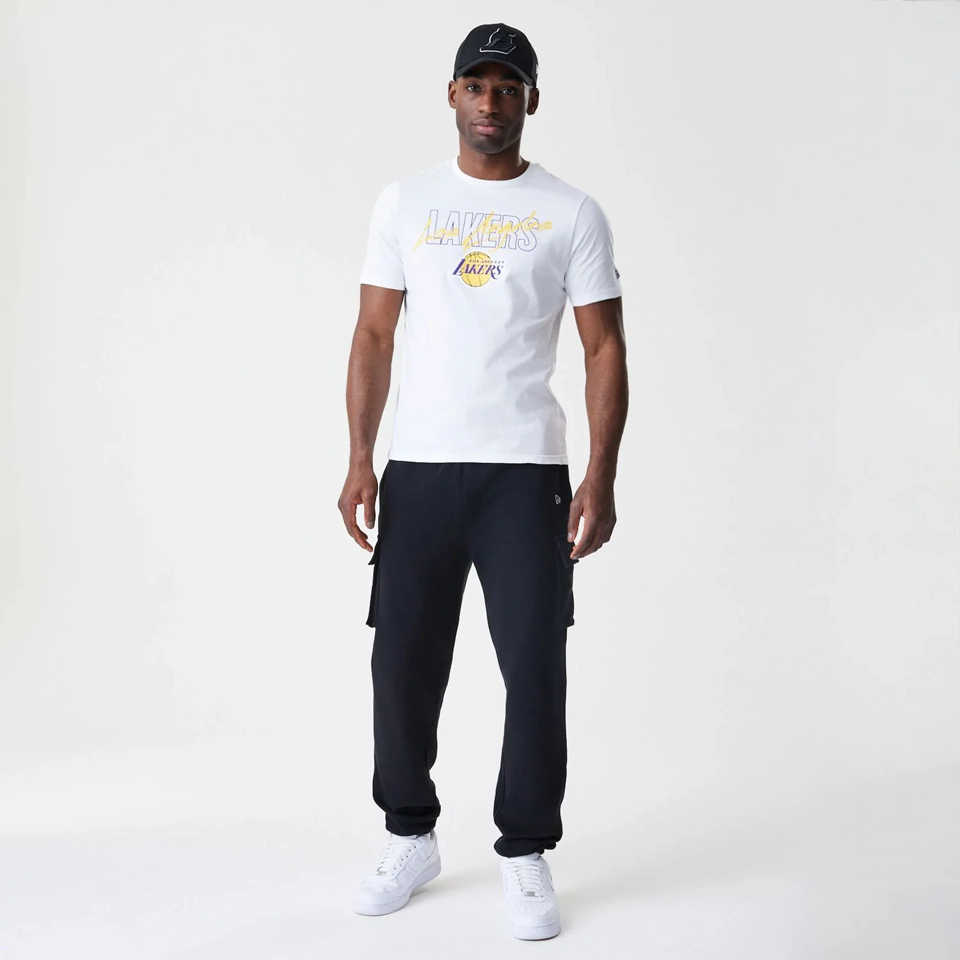 New Era Cargo Black Joggers - Image 8