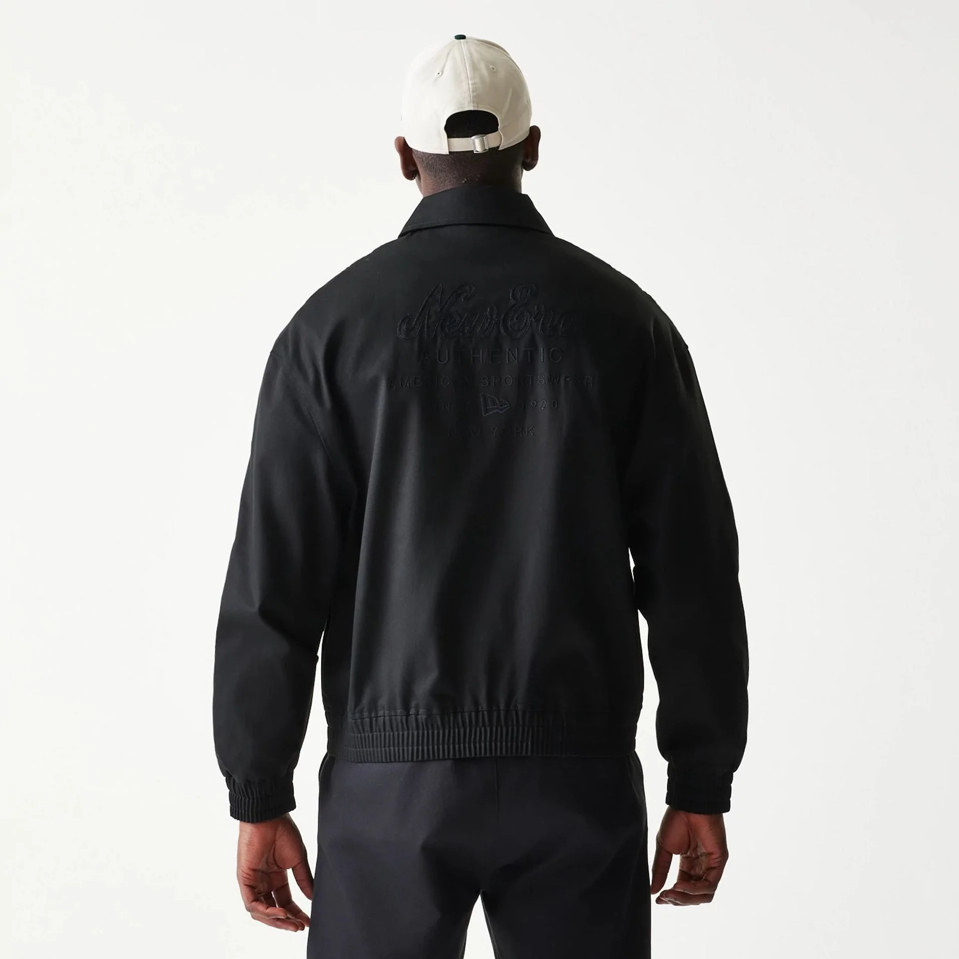 New Era Collared Black Jacket - Image 2