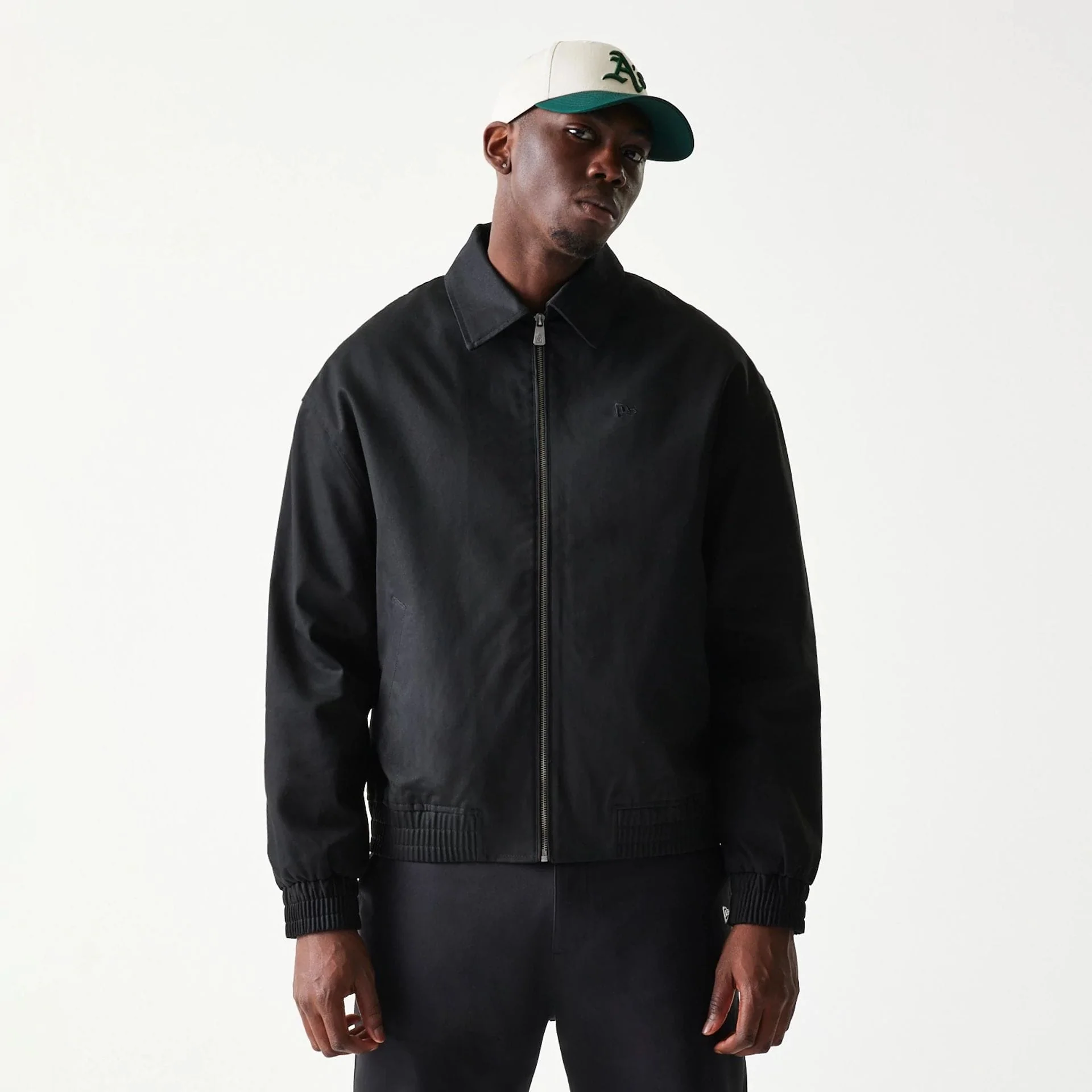 New Era Collared Black Jacket - Image 3