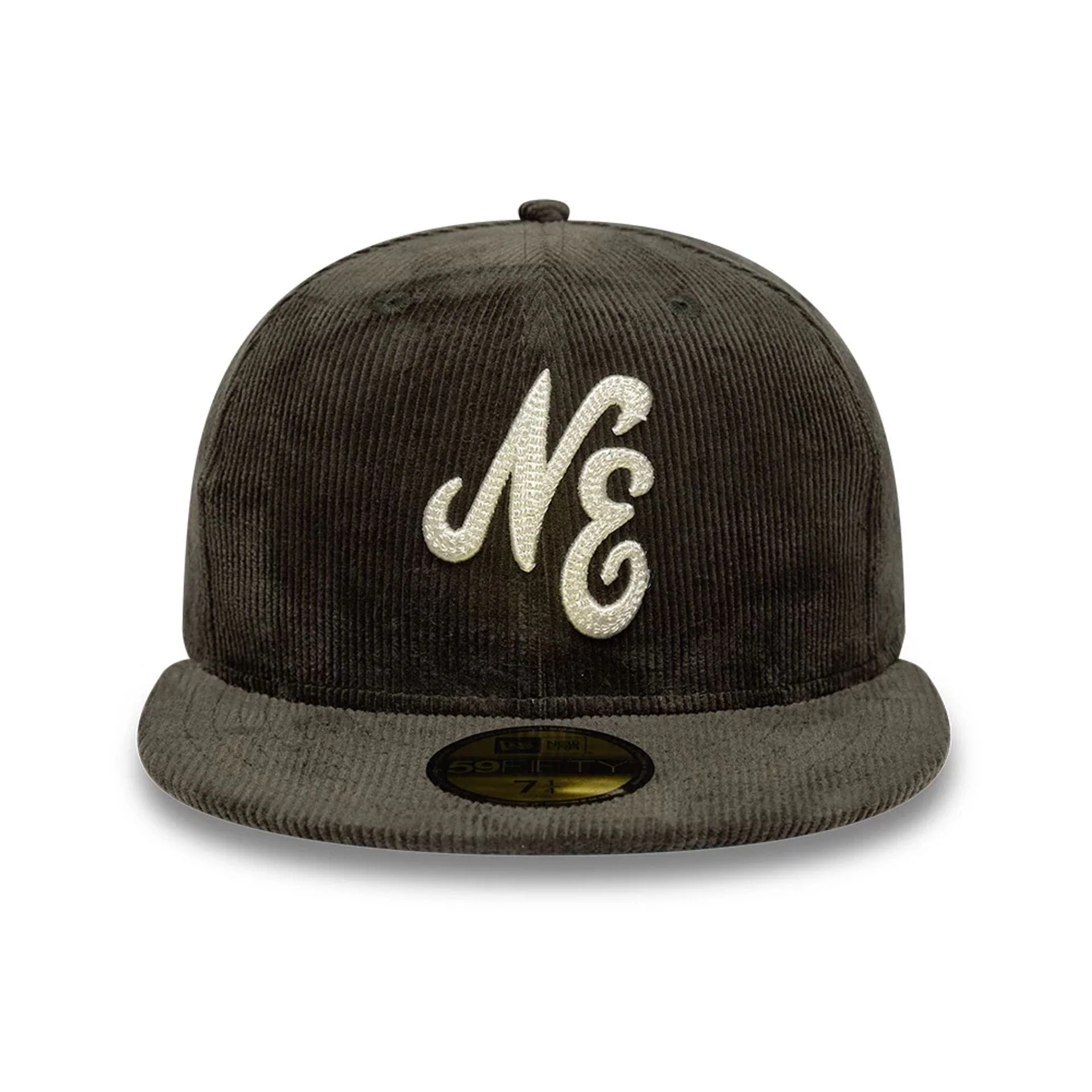 New Era Cord Dark Green 59FIFTY Fitted Cap - Image 3
