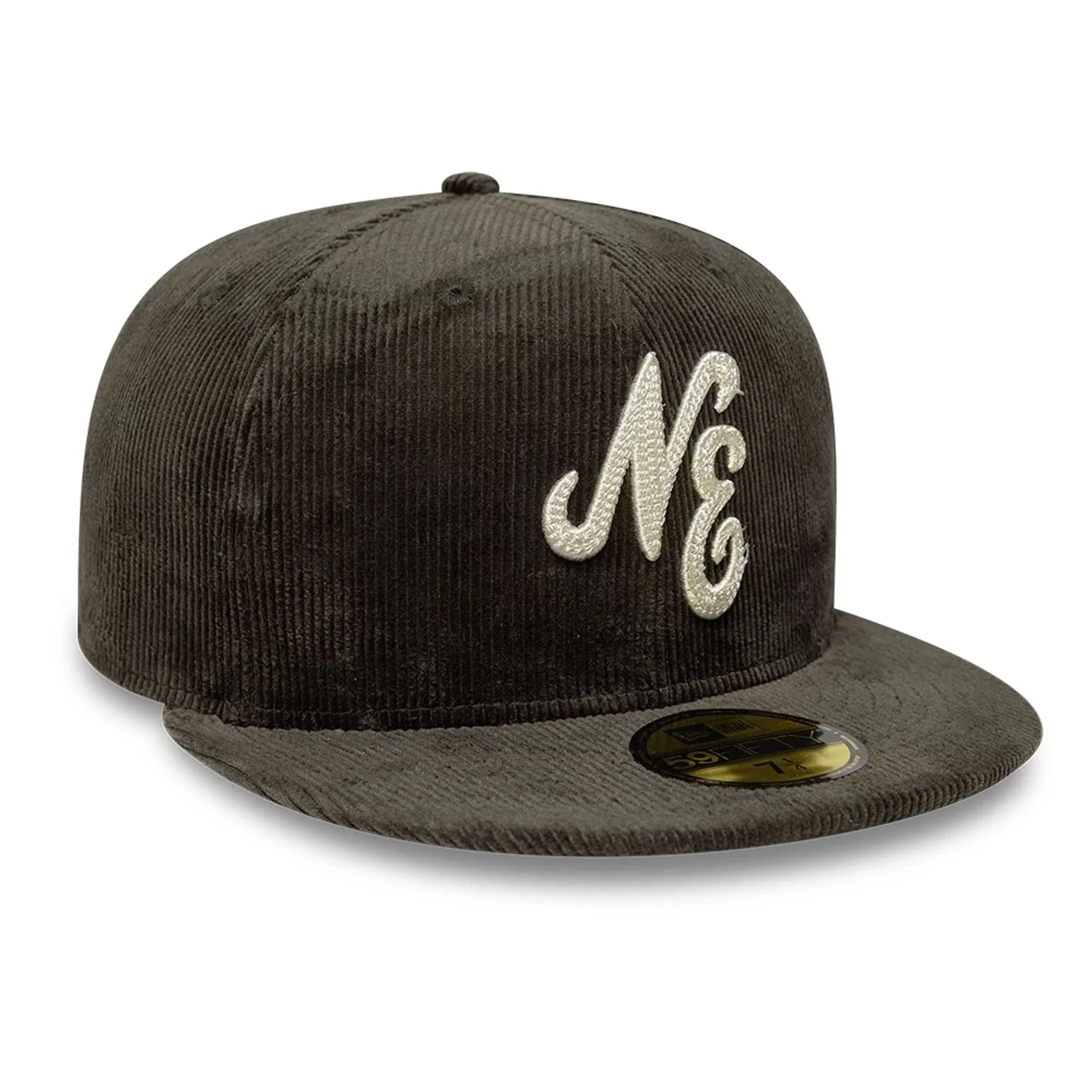 New Era Cord Dark Green 59FIFTY Fitted Cap - Image 4