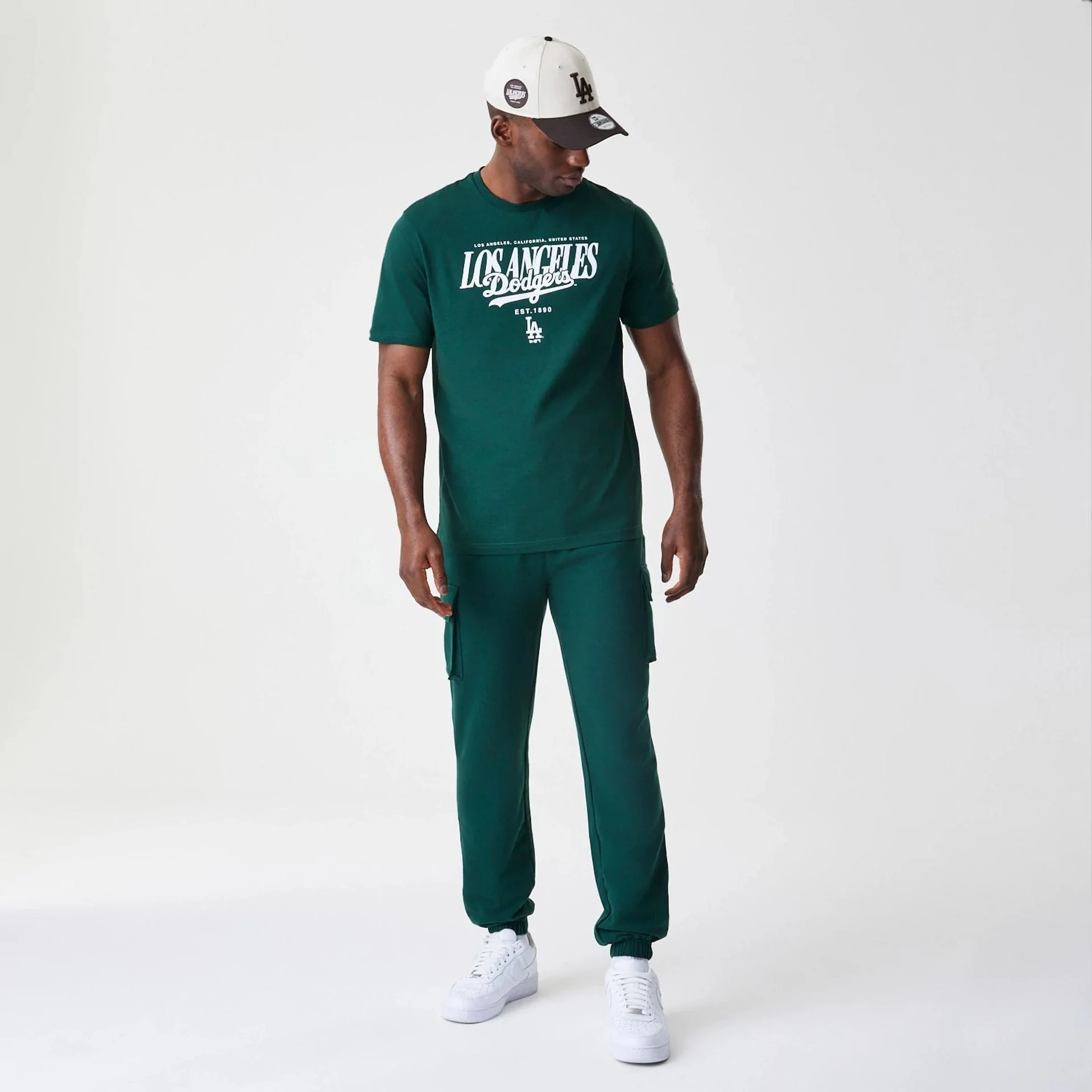New Era Core Cargo Dark Green Joggers - Image 8