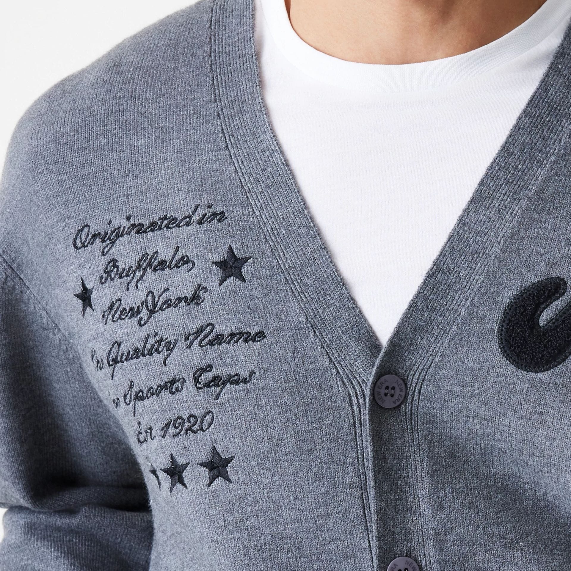 New Era Dark Grey Cardigan - Image 5