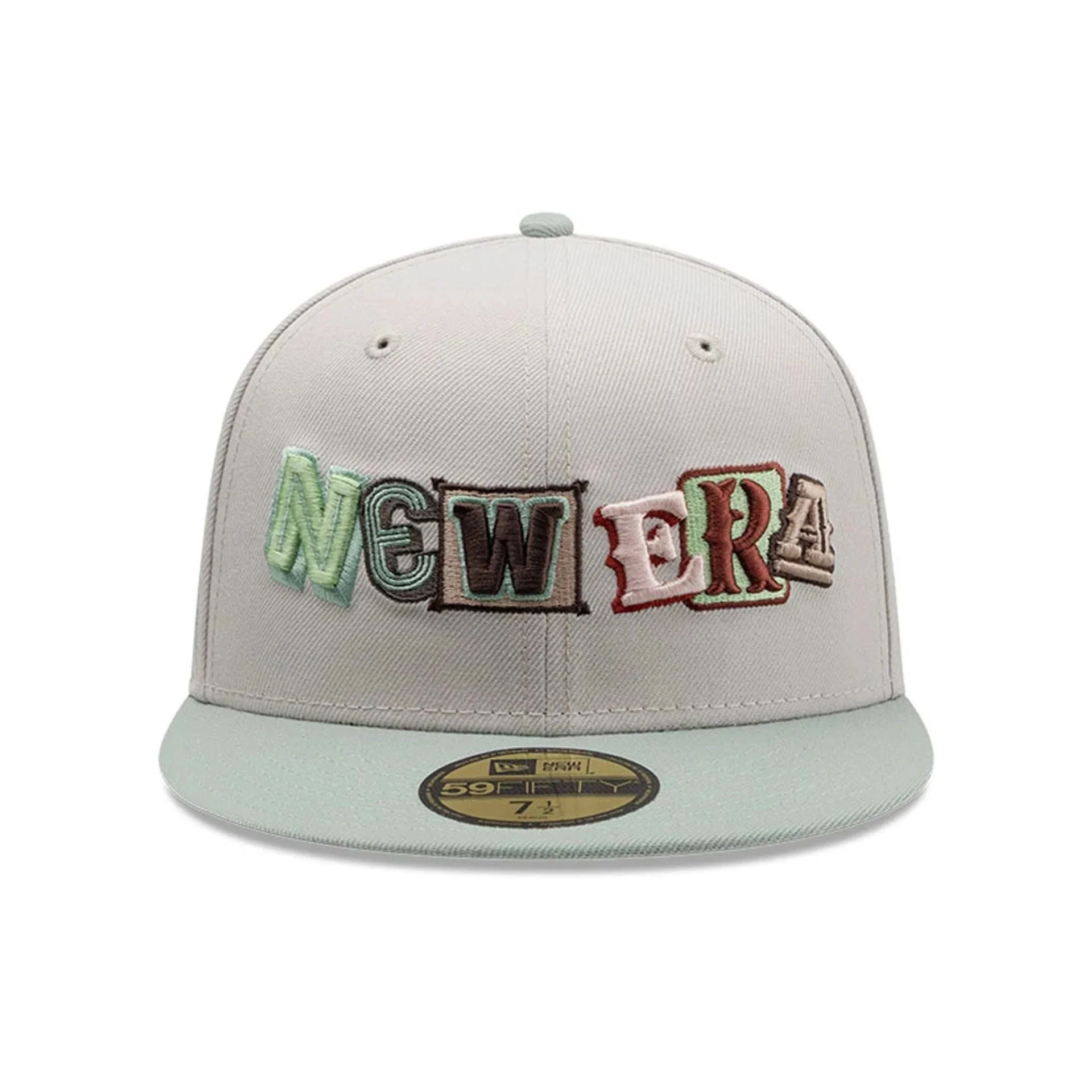 New Era DIY Note Light Beige 59FIFTY Fitted Cap - Image 3