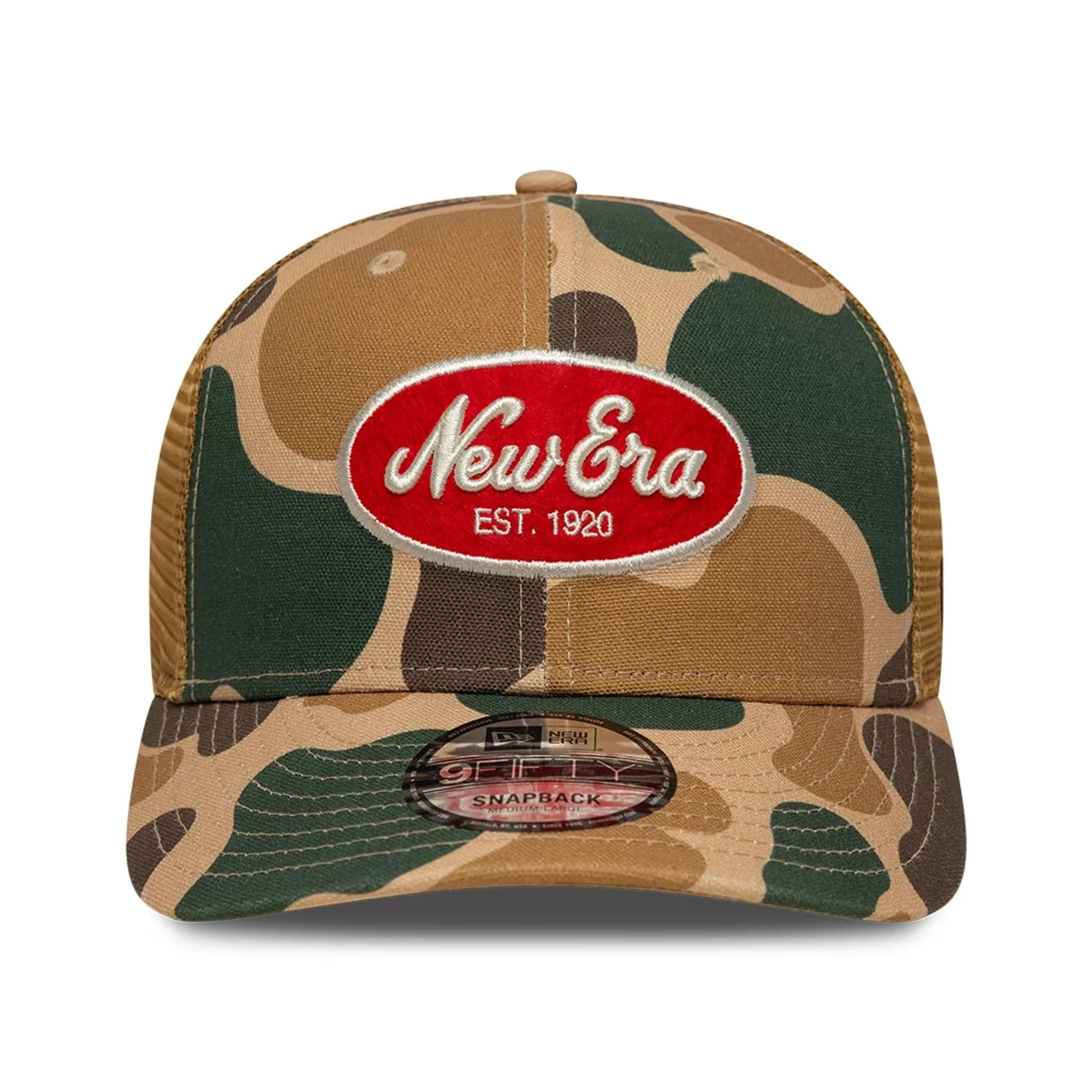 New Era Duck Camo Beige 9FIFTY Snapback Adjustable Cap - Image 2