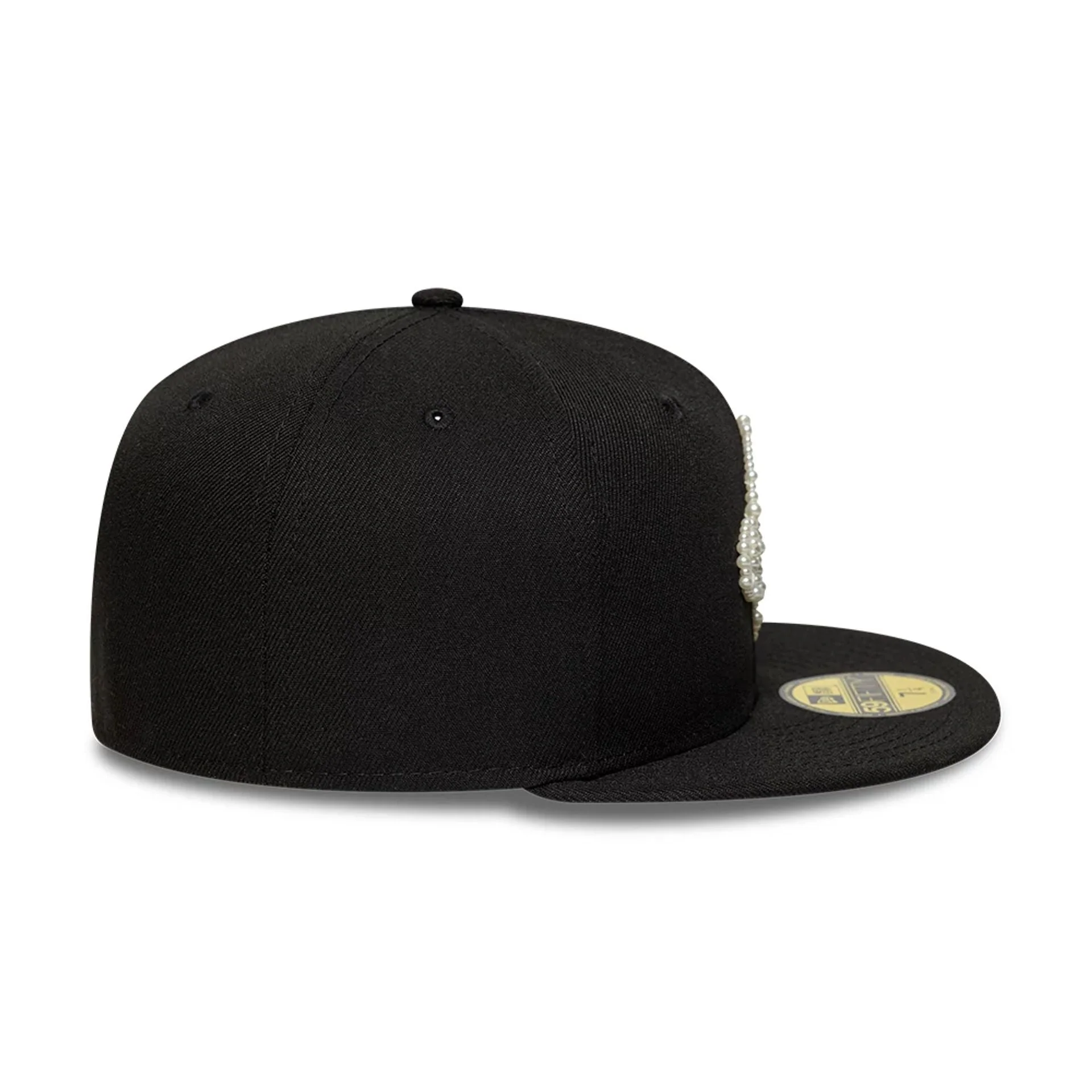 New Era Faux Pearl Black 59FIFTY Fitted Cap - Image 6