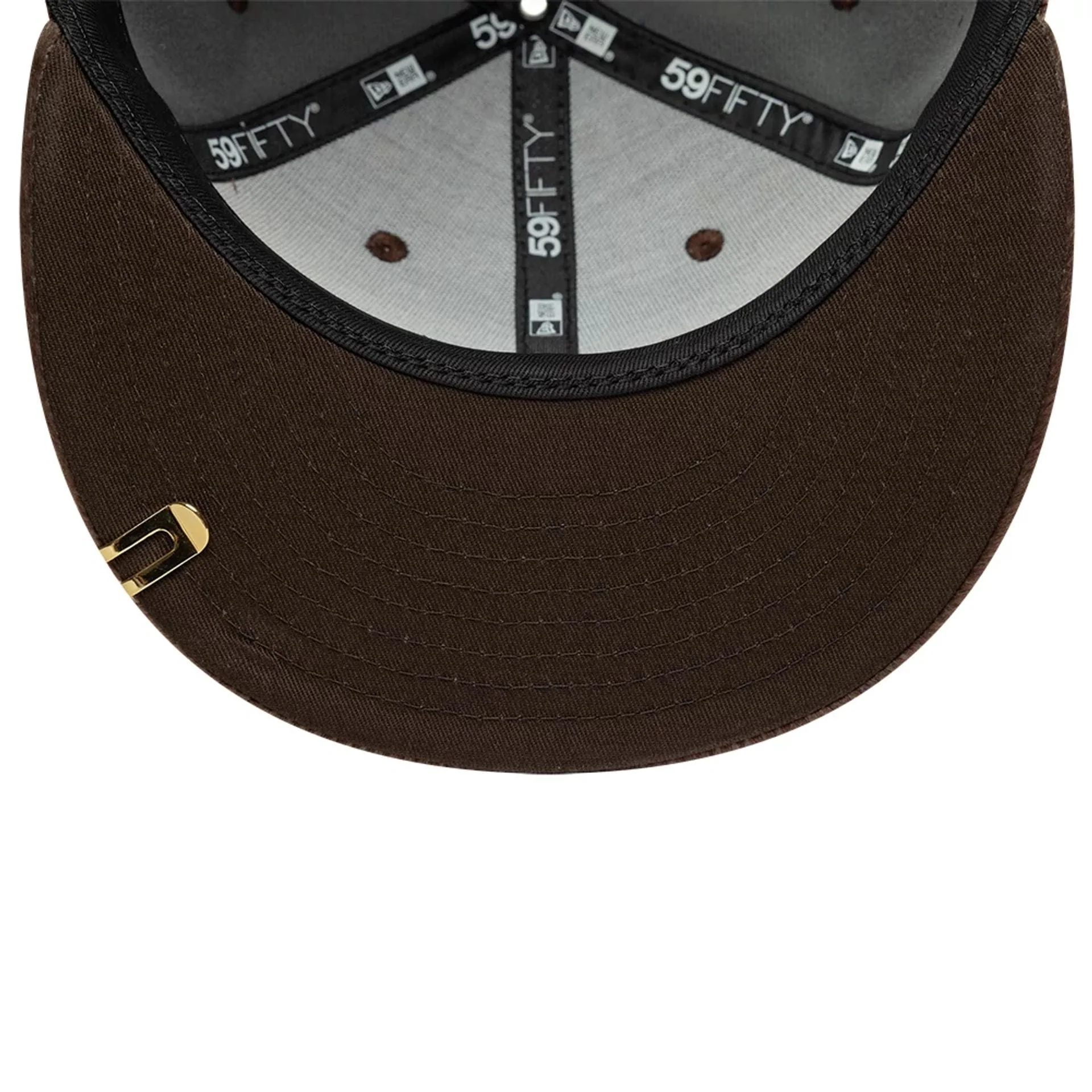 New Era Faux Pony Dark Brown 59FIFTY Fitted Cap - Image 7