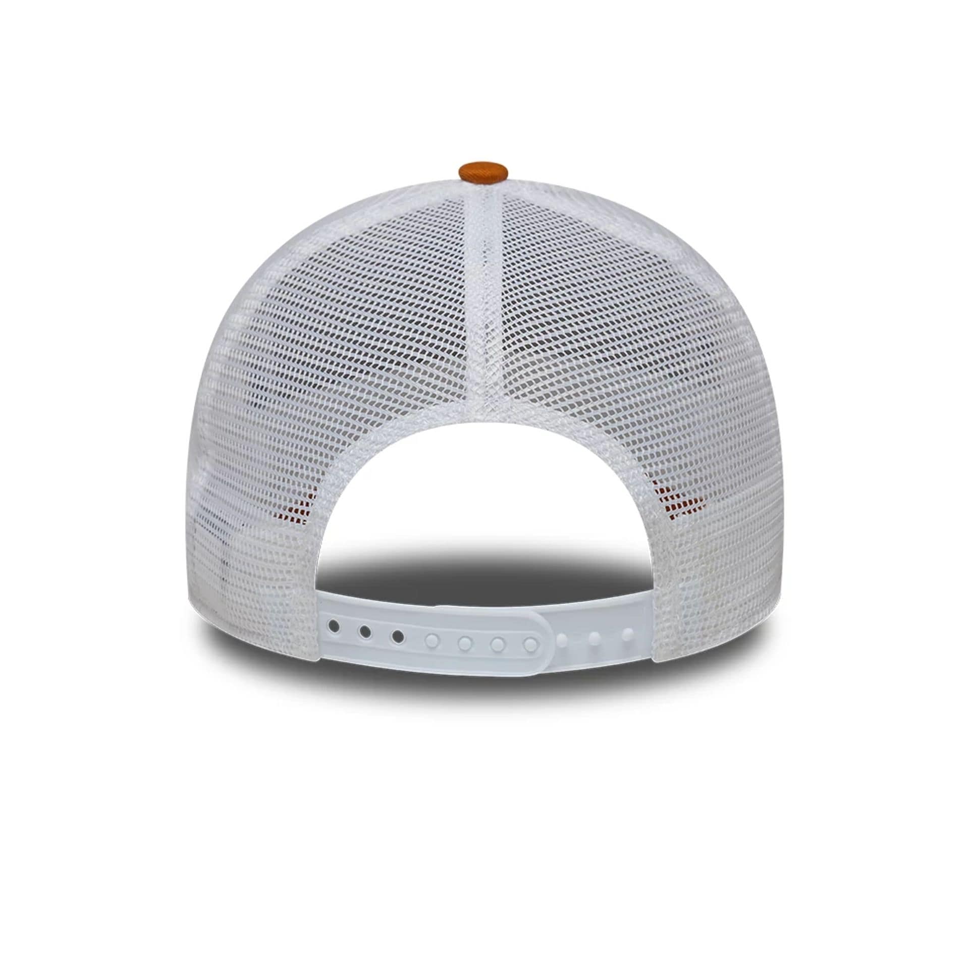 New Era Fishing Orange 9FORTY A-Frame Trucker Adjustable Cap - Image 6