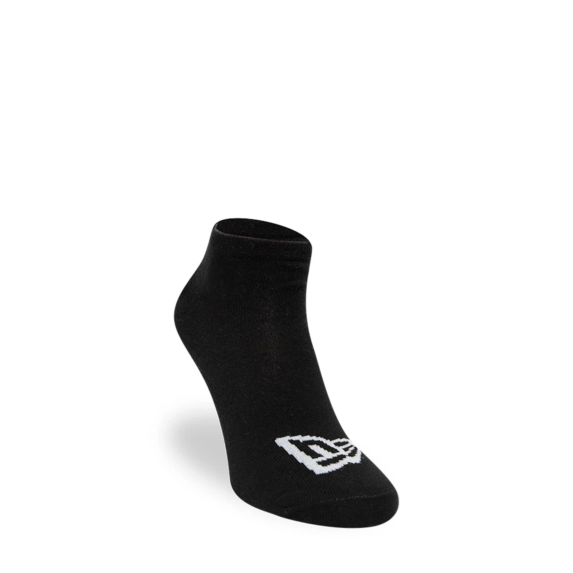 New Era Flag 3 Pack  Sneaker Black Socks - Image 2