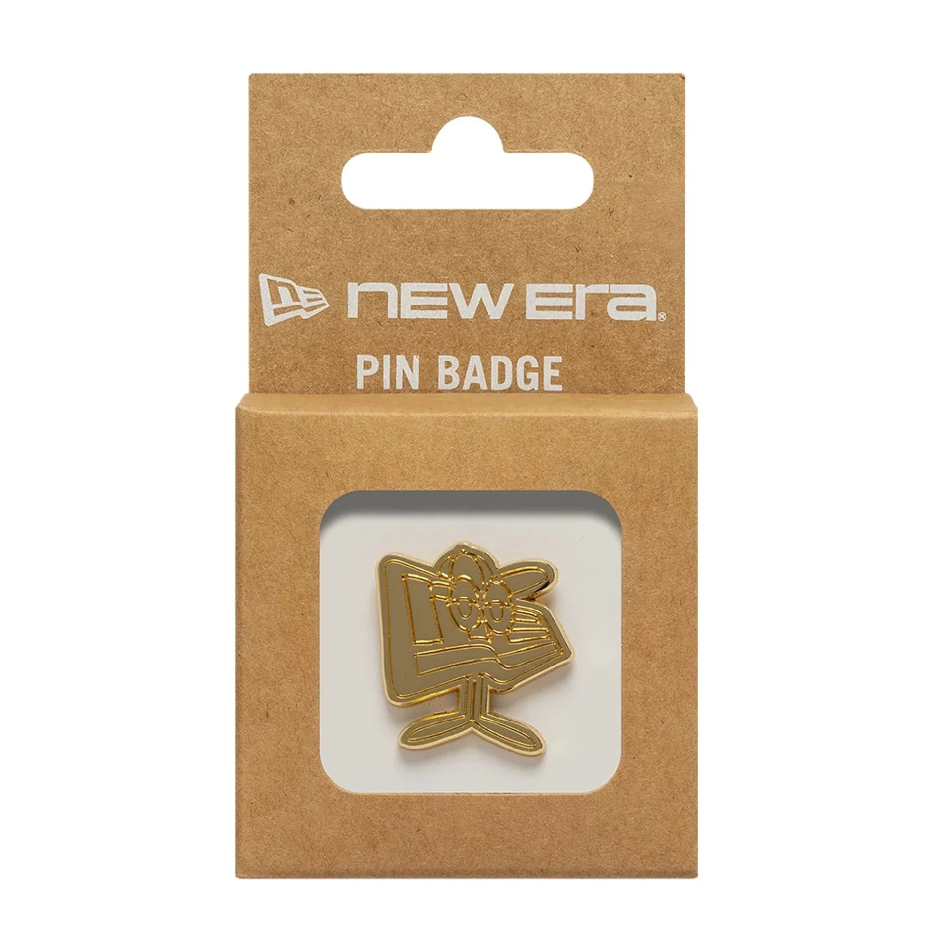 New Era Flag Character Gold Pin Badge - Image 3