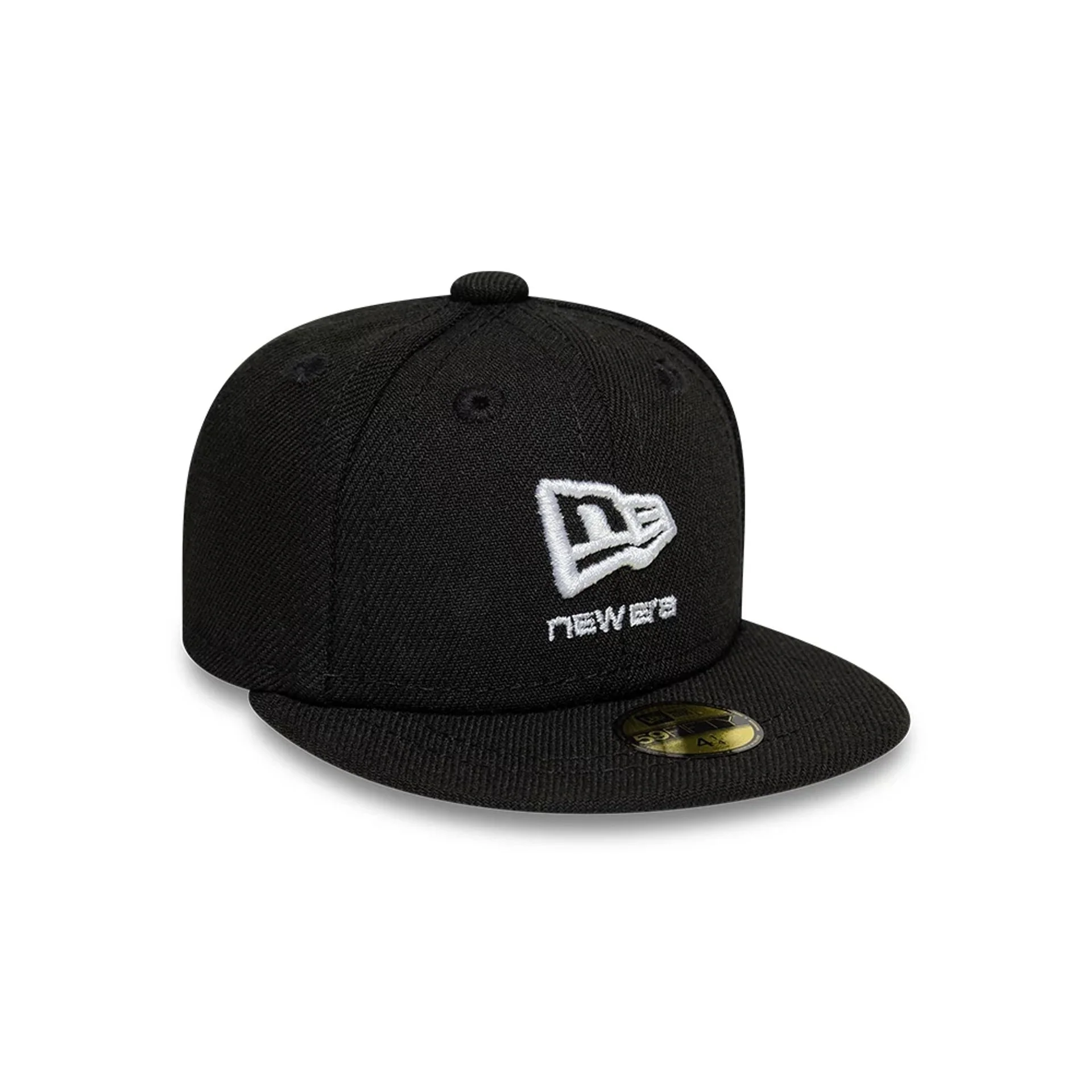 New Era Flag Logo Black Mini 59FIFTY Fitted Cap - Image 3