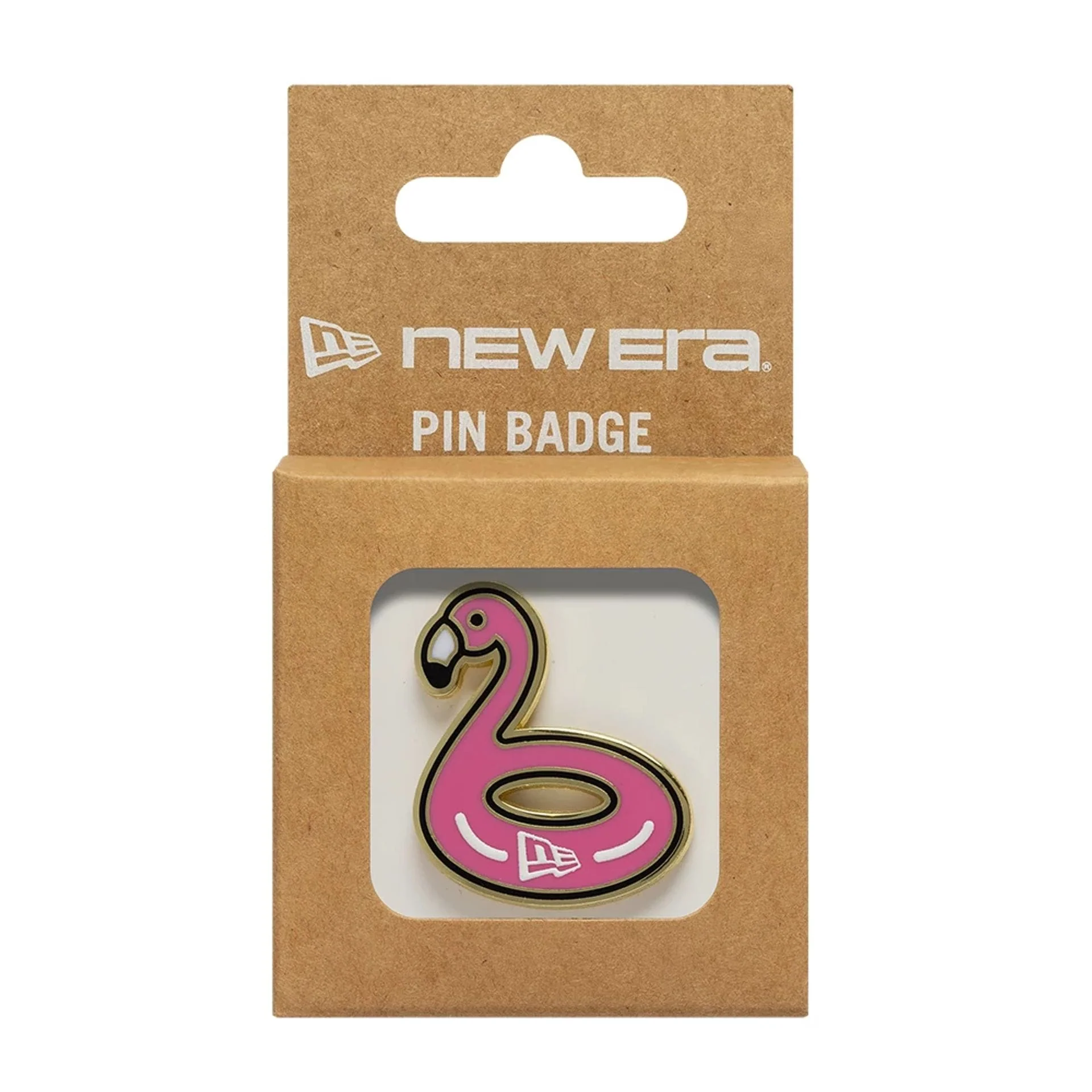 New Era Flamingo Gold Pin Badge - Image 3