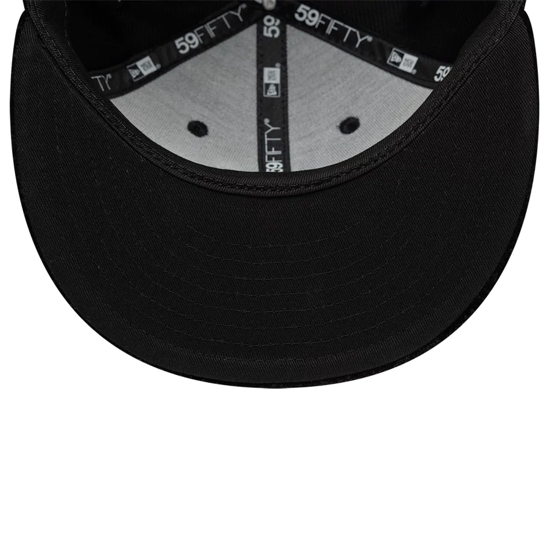 New Era Floral Velour Black 59FIFTY Fitted Cap - Image 7