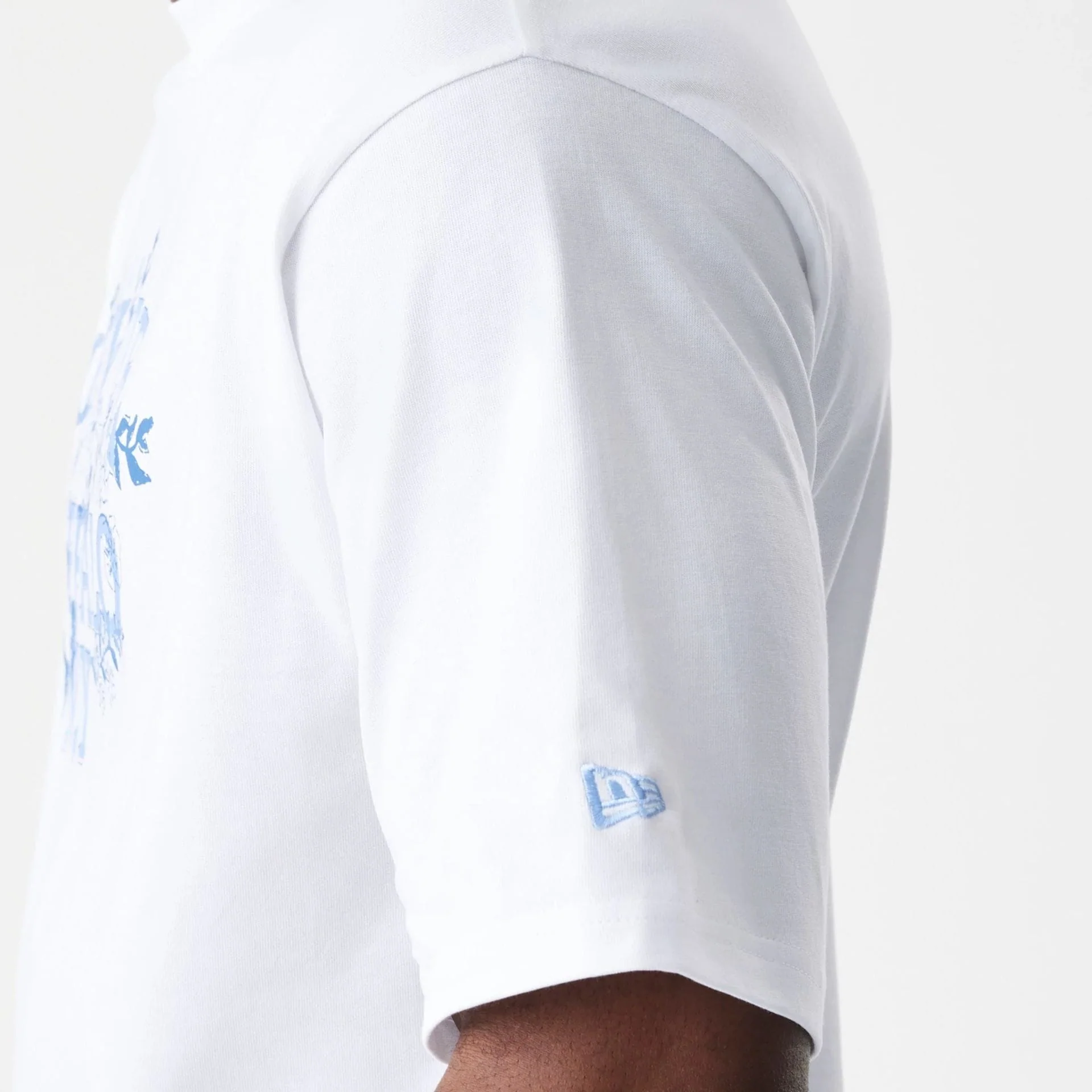New Era Floral White Oversized T-Shirt - Image 7
