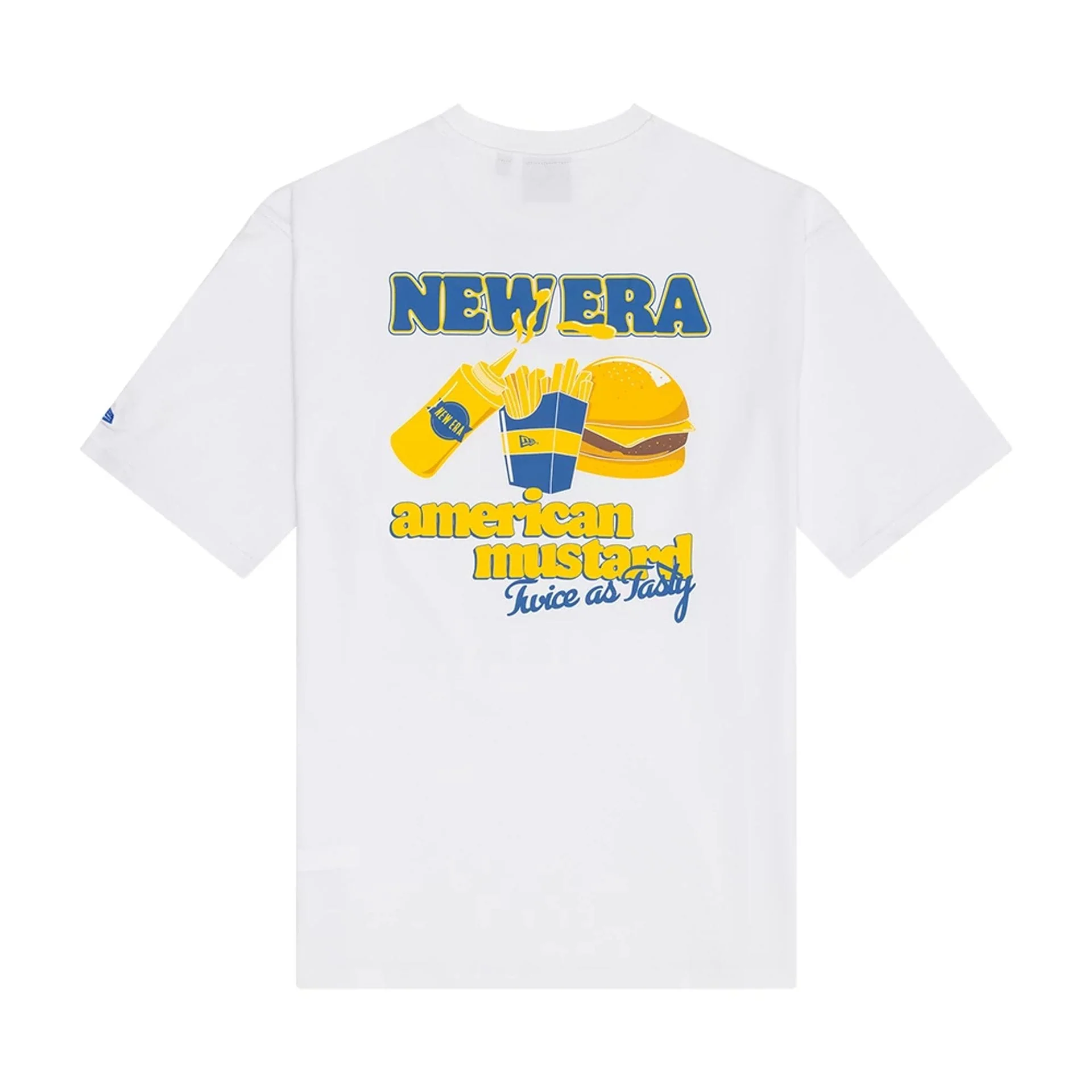 New Era Food Graphic White Oversized T-Shirt - Image 2