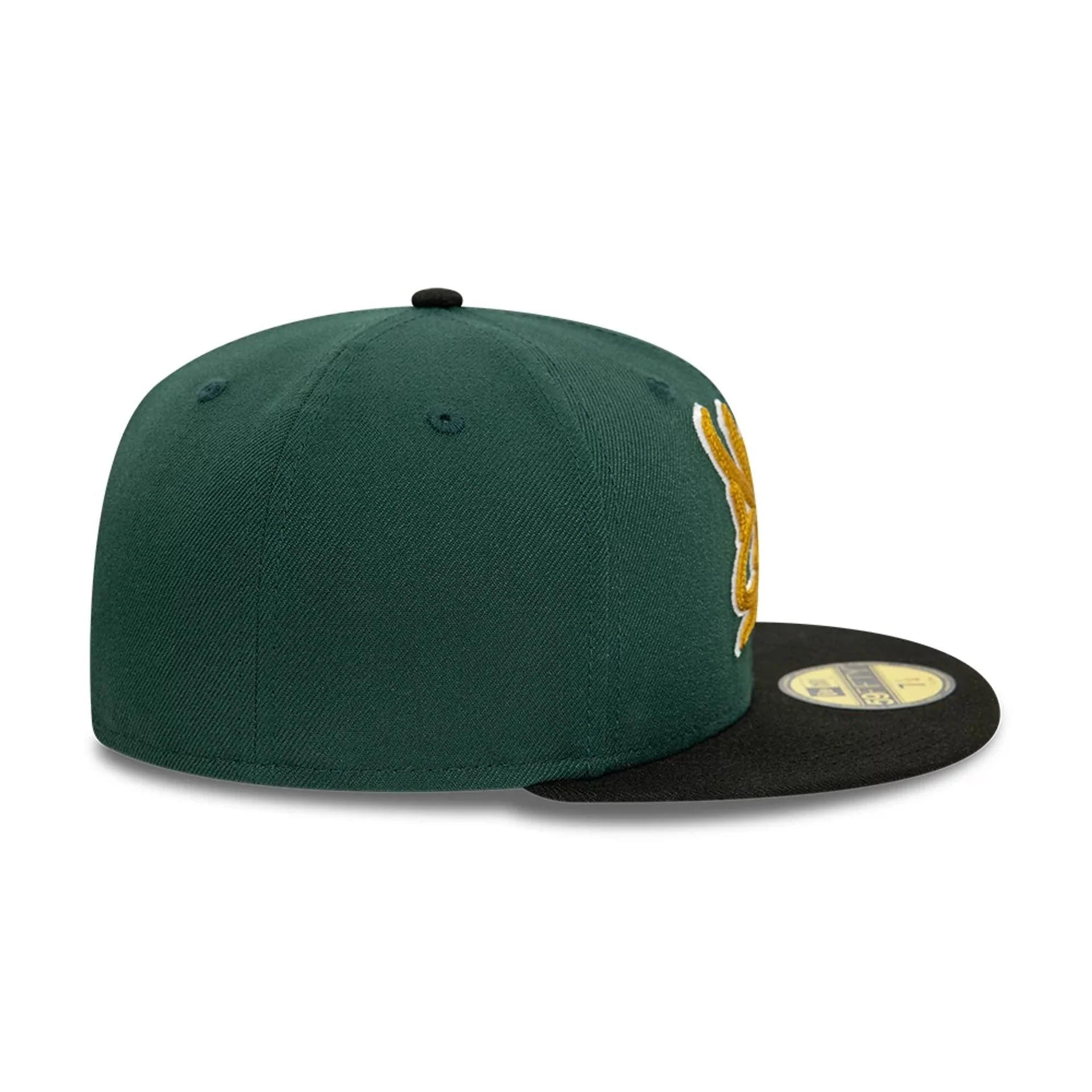 New Era Front Script Dark Green 59FIFTY Fitted Cap - Image 4