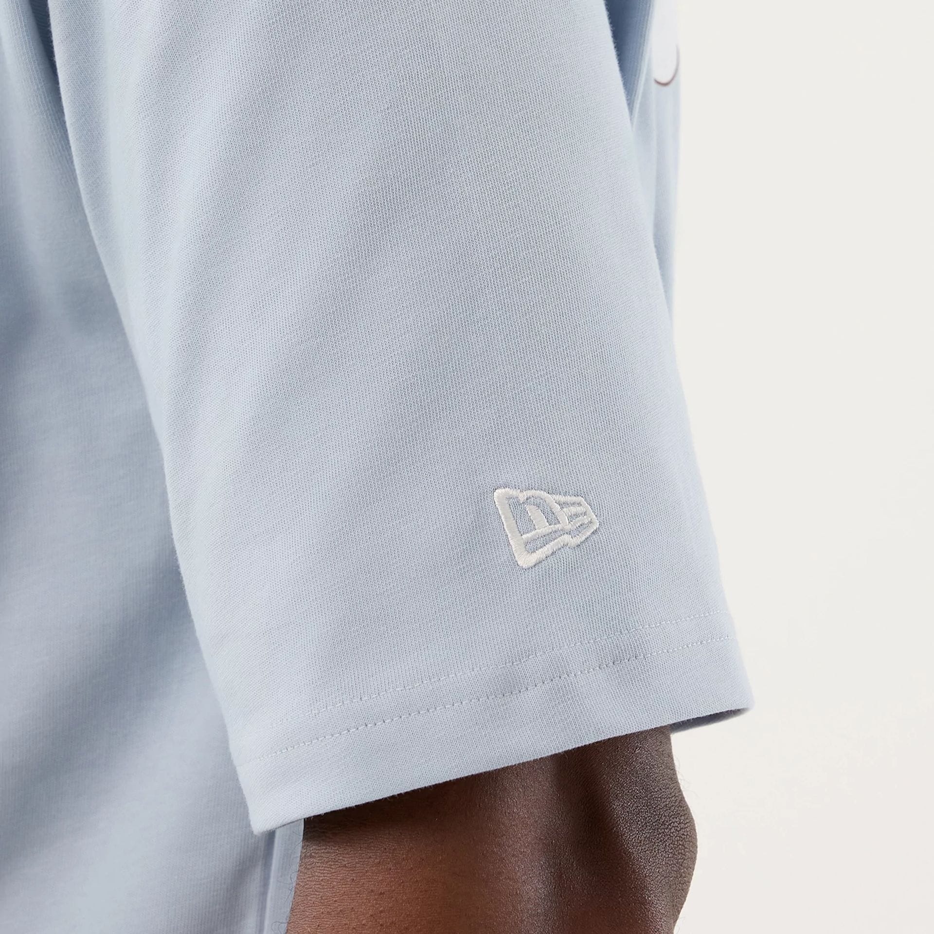 New Era Fun Block Party Graphic Pastel Blue Oversized T-Shirt - Image 7