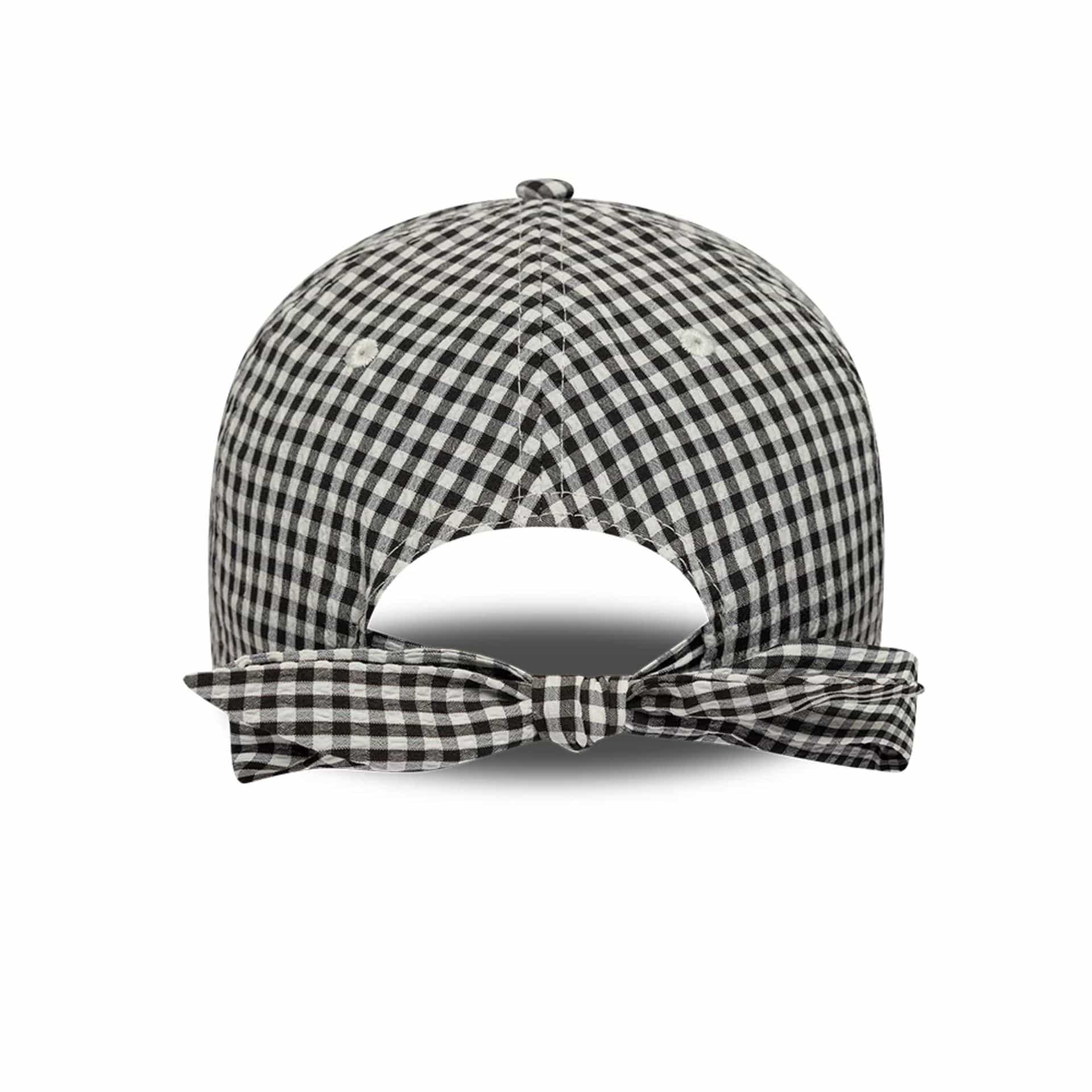 New Era Gingham Bowback Black 9TWENTY Adjustable Cap - Image 2