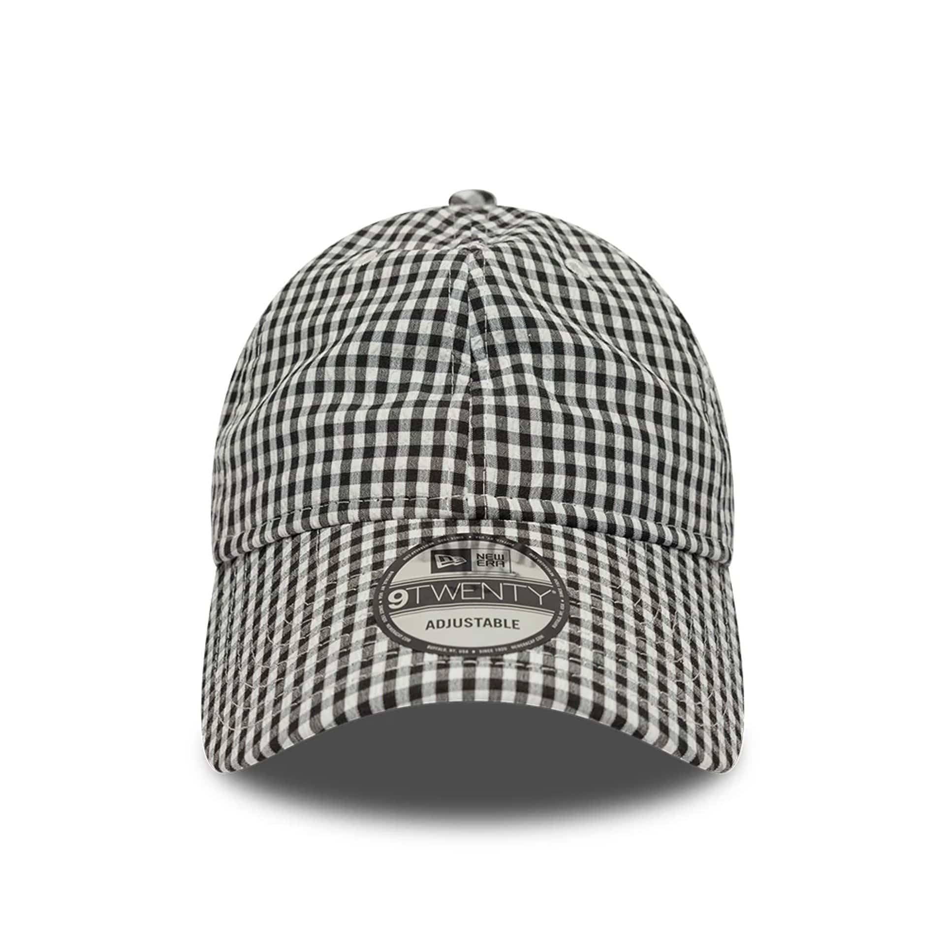 New Era Gingham Bowback Black 9TWENTY Adjustable Cap - Image 3
