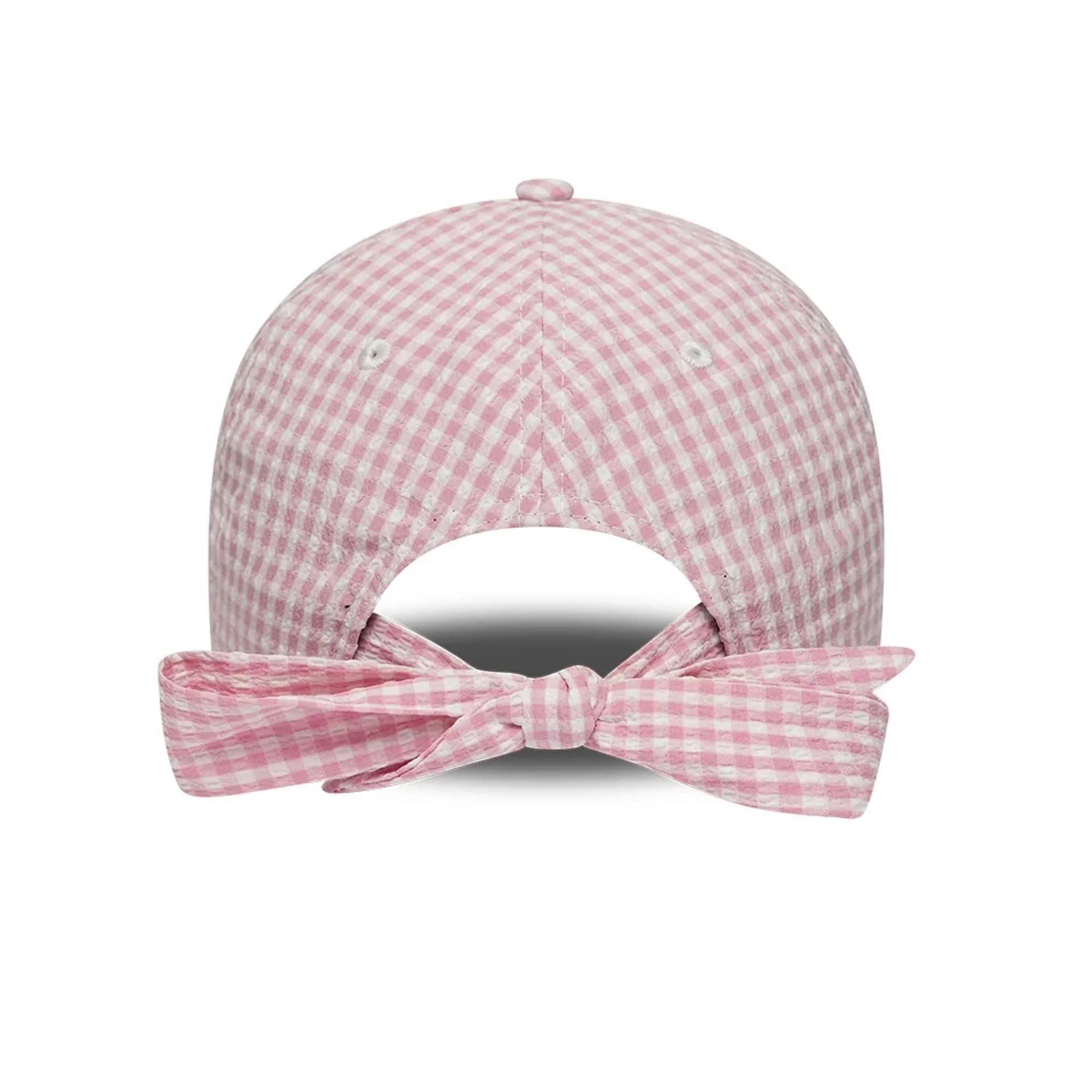 New Era Gingham Bowback Pastel Pink 9TWENTY Adjustable Cap - Image 2