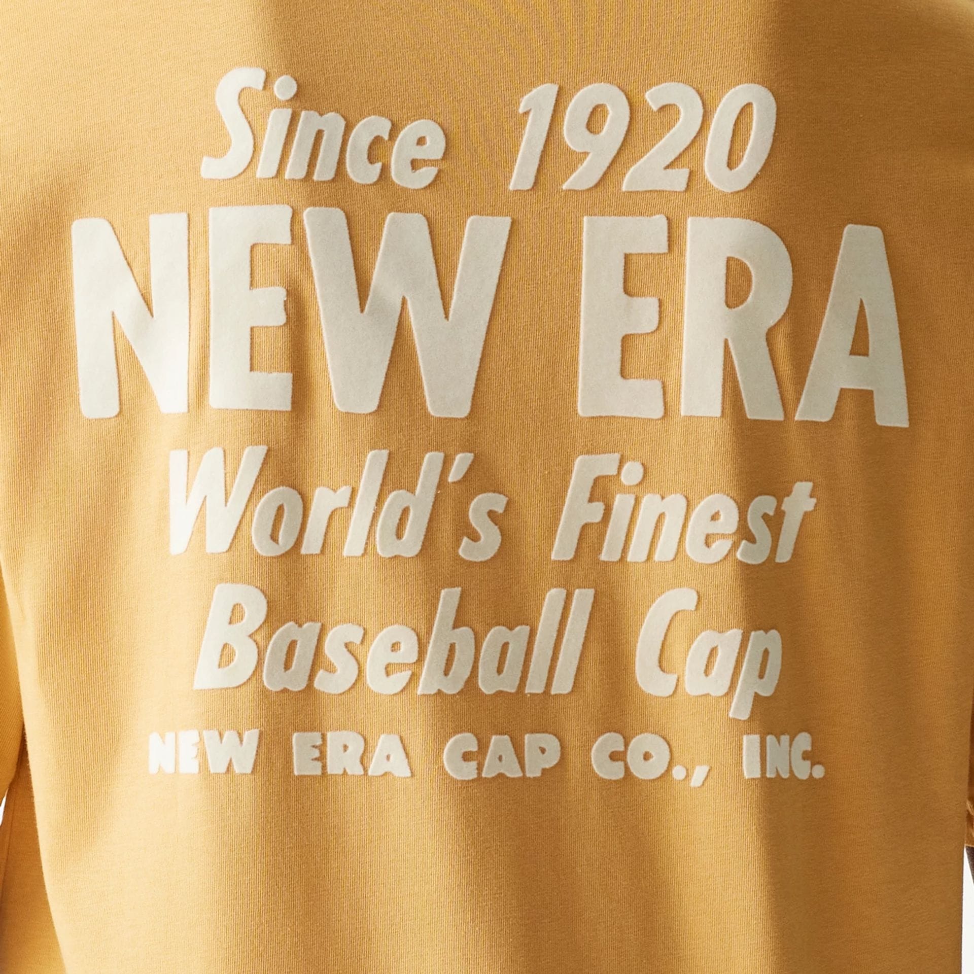 New Era Graphic Beige Oversized T-Shirt - Image 4