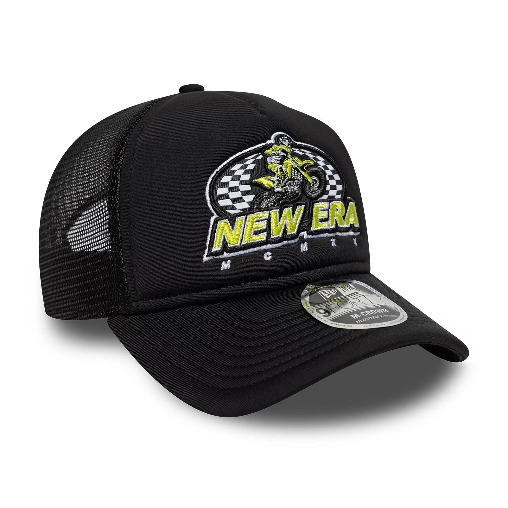 New Era Graphic Black 9FORTY M-Crown A-Frame Trucker Cap - Image 3