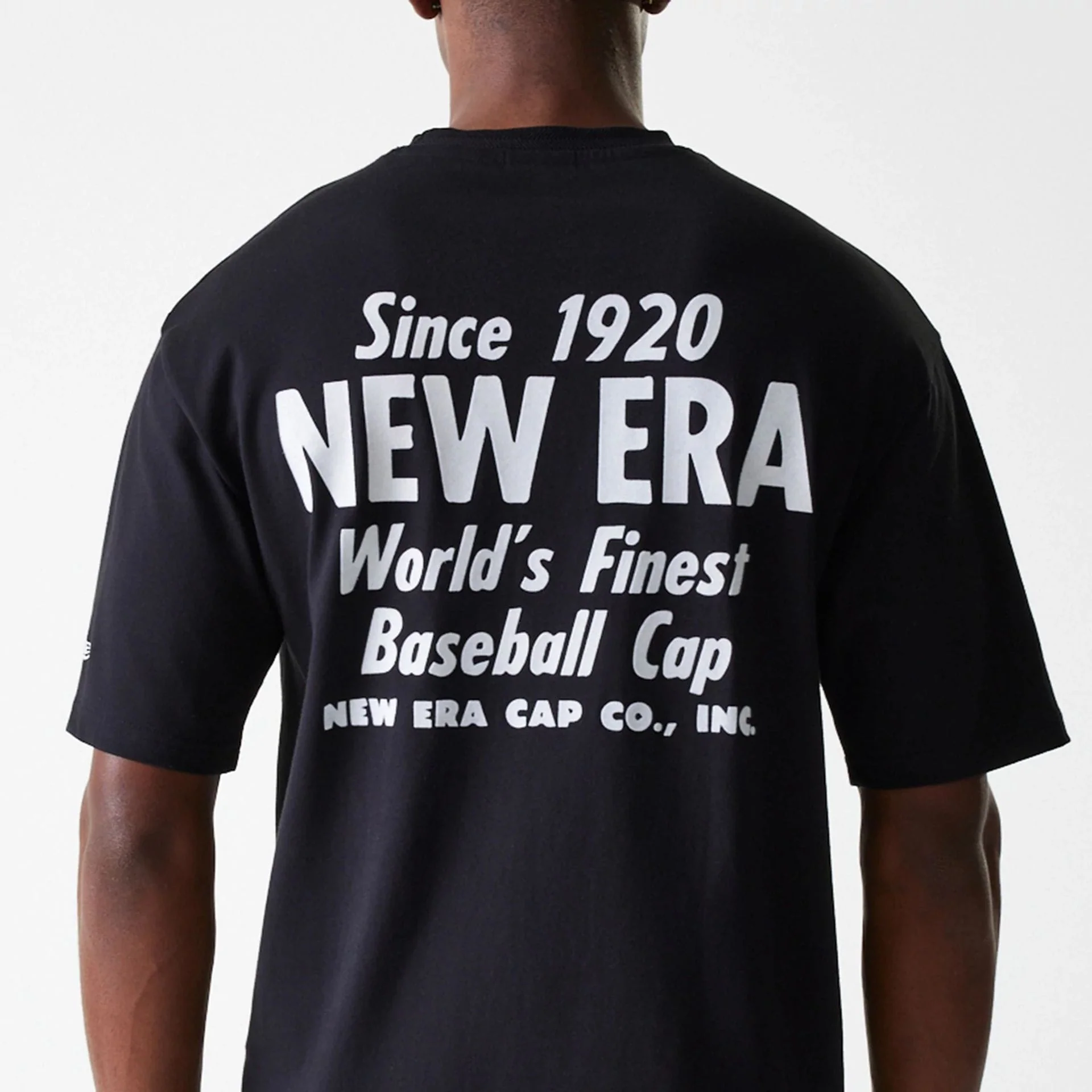 New Era Graphic Black Oversized T-Shirt - Image 4