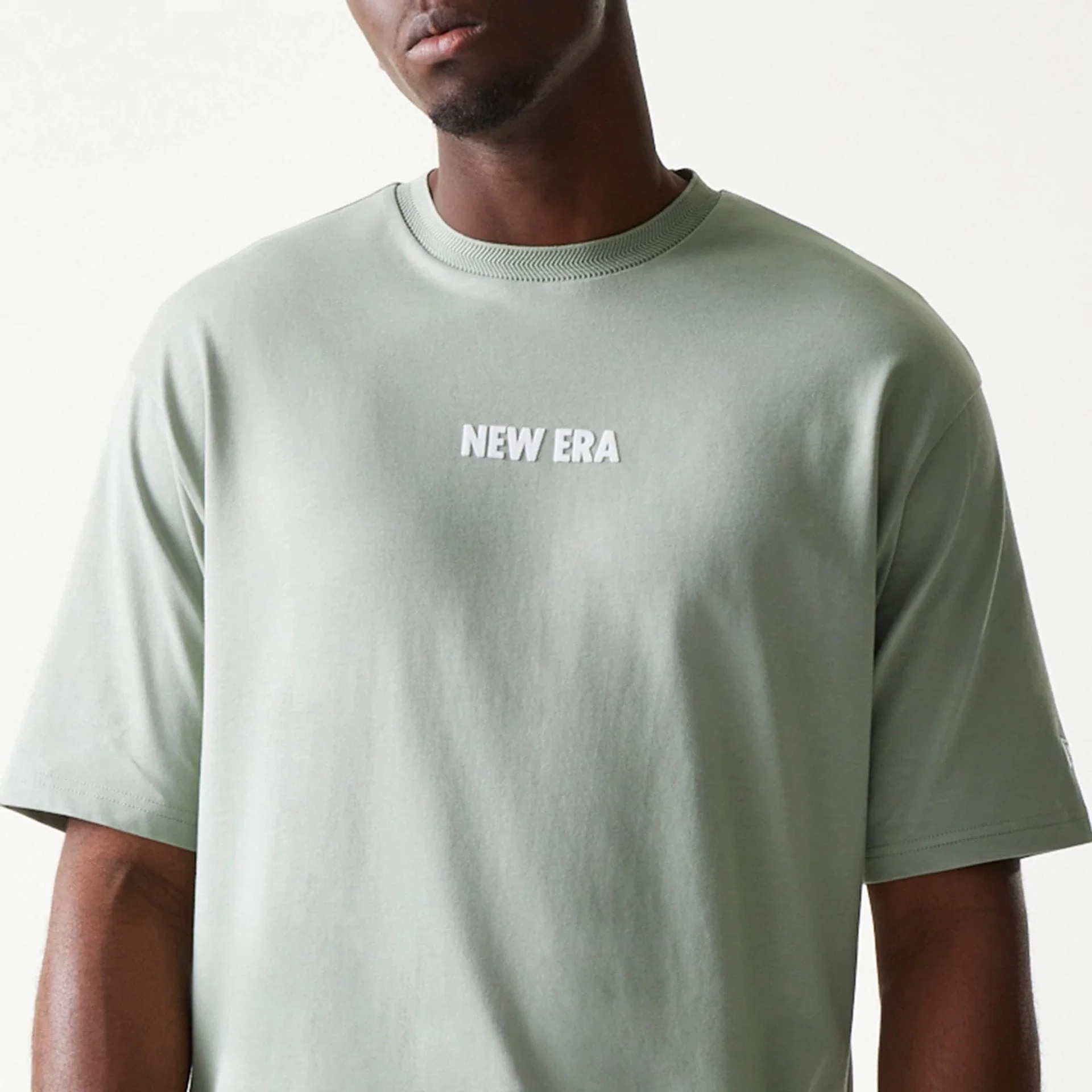 New Era Graphic Pastel Green Oversized T-Shirt - Image 5