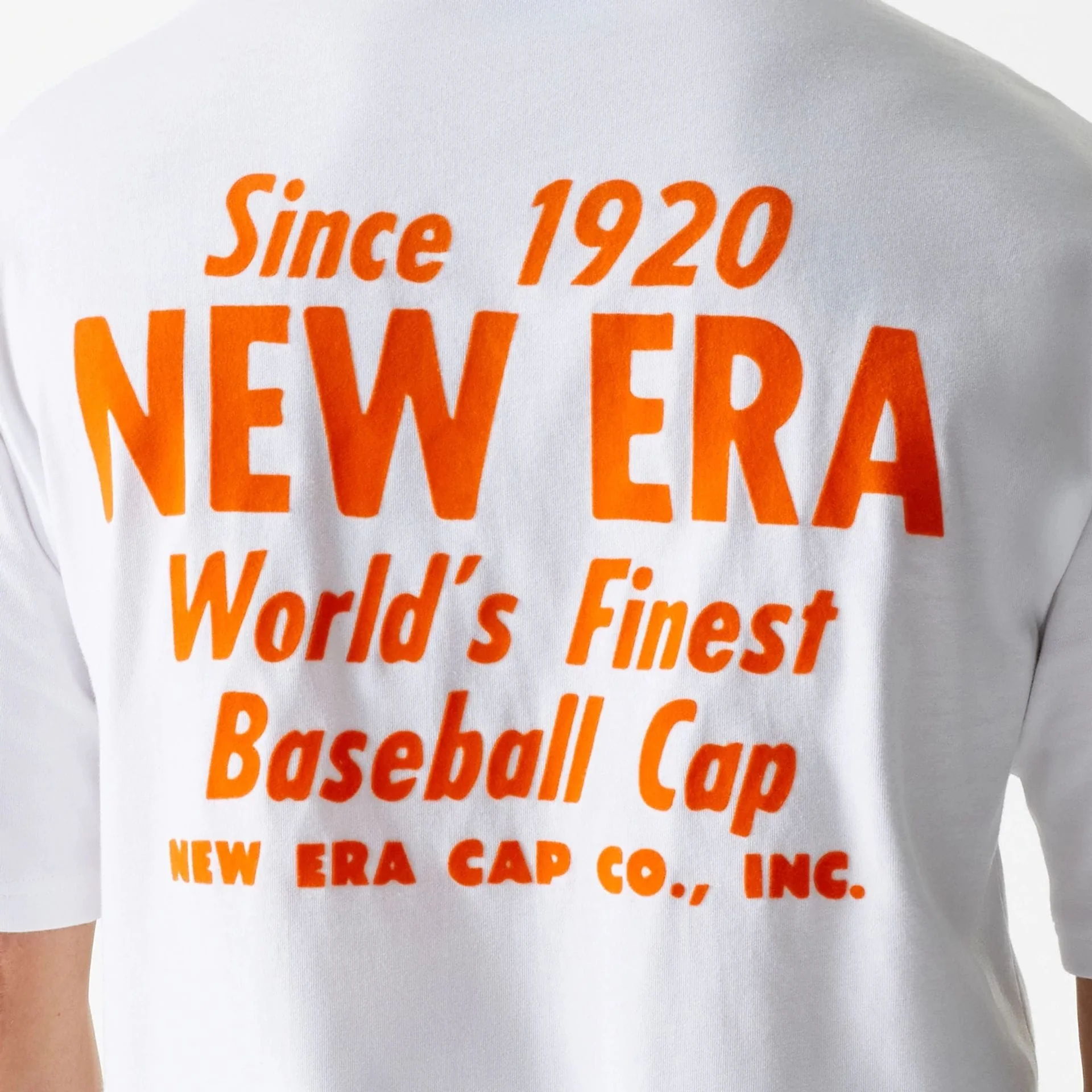 New Era Graphic White Oversized T-Shirt - Image 4