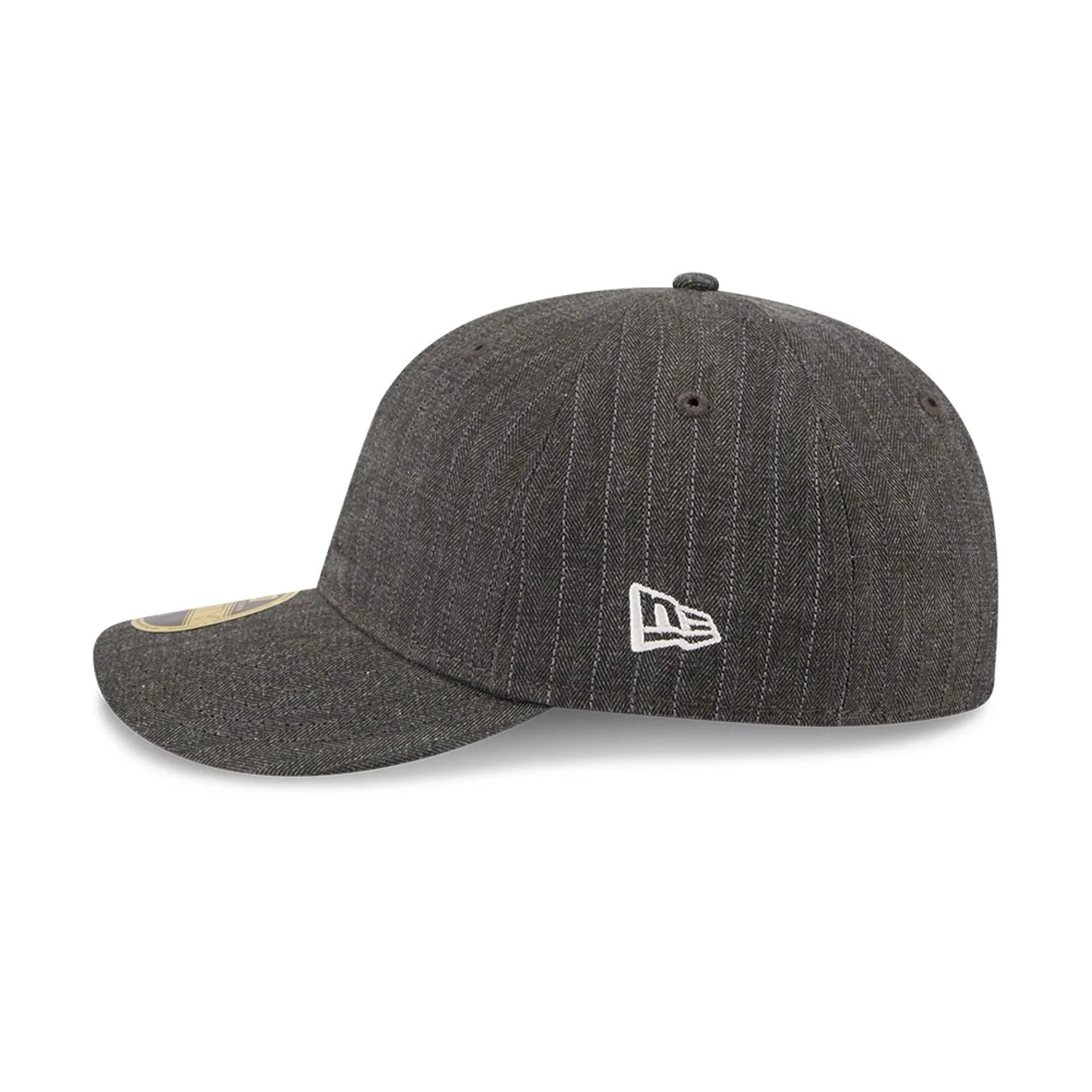 New Era Herringbone Charcoal Retro Crown 59FIFTY Fitted Cap - Image 5
