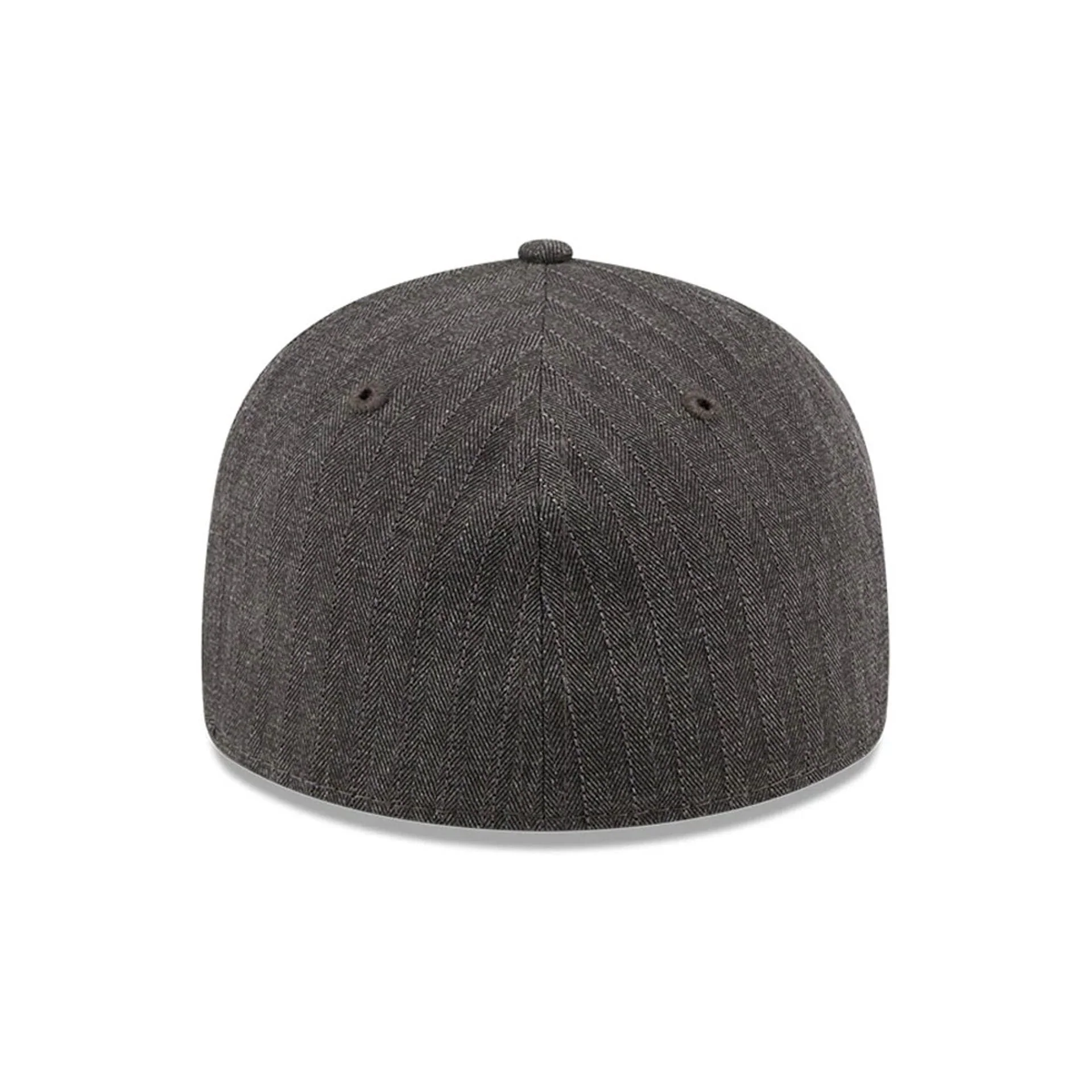 New Era Herringbone Charcoal Retro Crown 59FIFTY Fitted Cap - Image 7