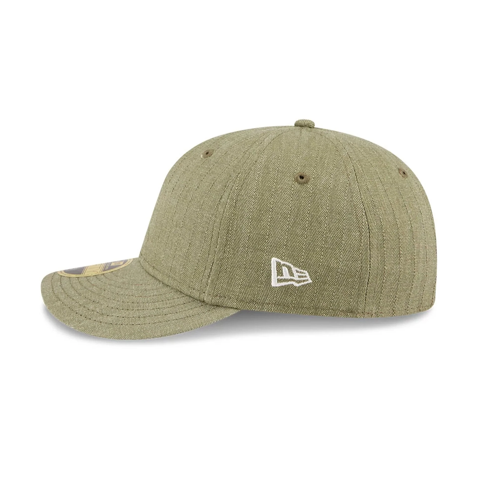 New Era Herringbone Green Retro Crown 59FIFTY Fitted Cap - Image 5