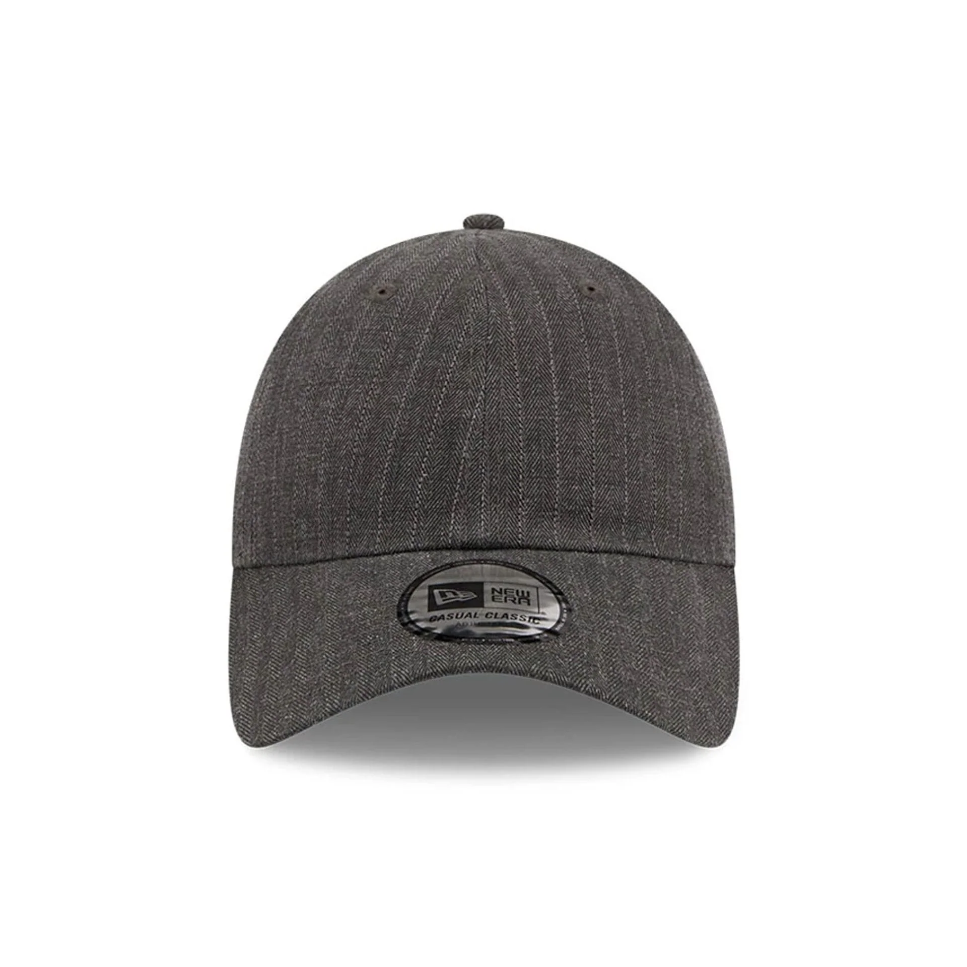 New Era Herringbone Pinstripe Charcoal Casual Classic Adjustable Cap - Image 3