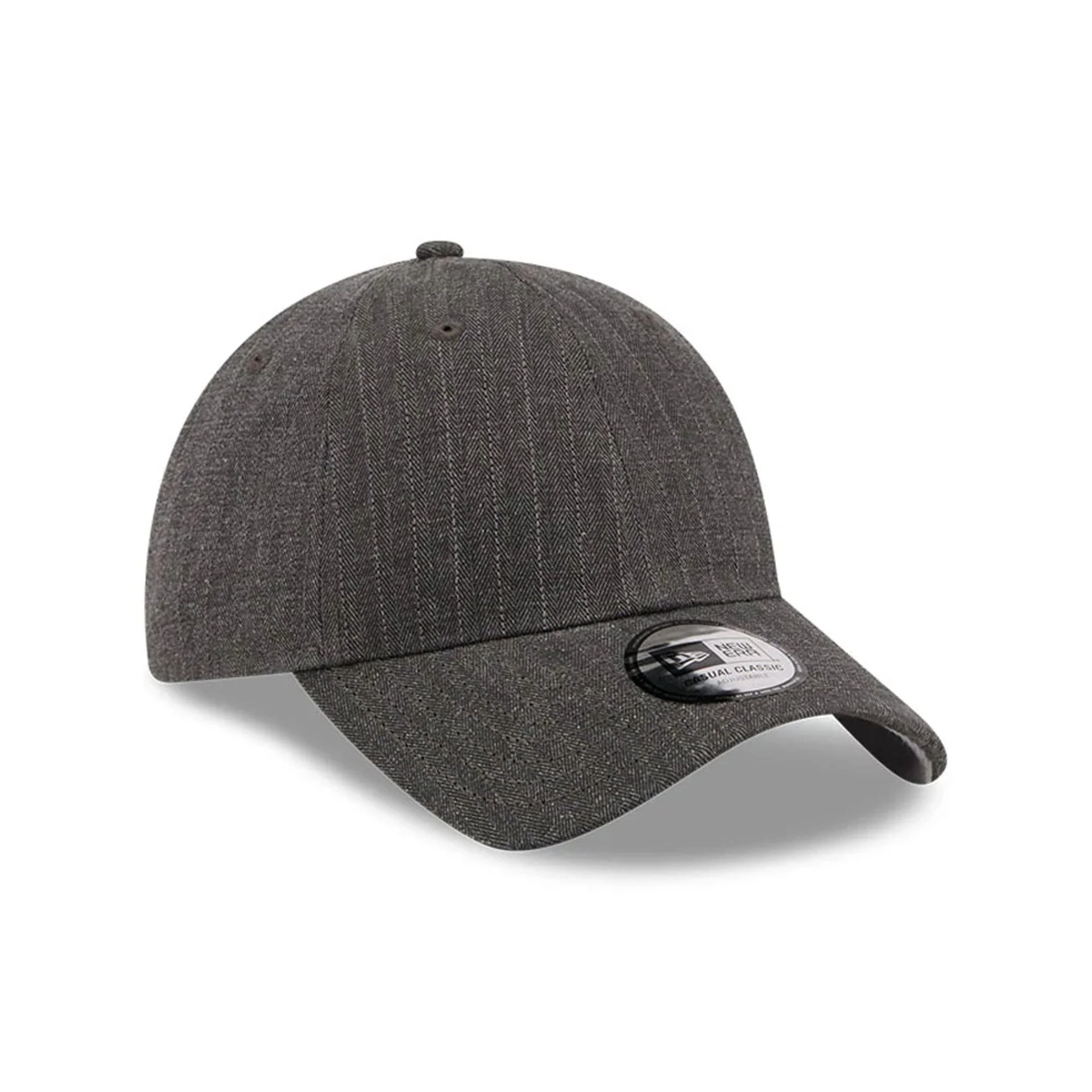New Era Herringbone Pinstripe Charcoal Casual Classic Adjustable Cap - Image 4