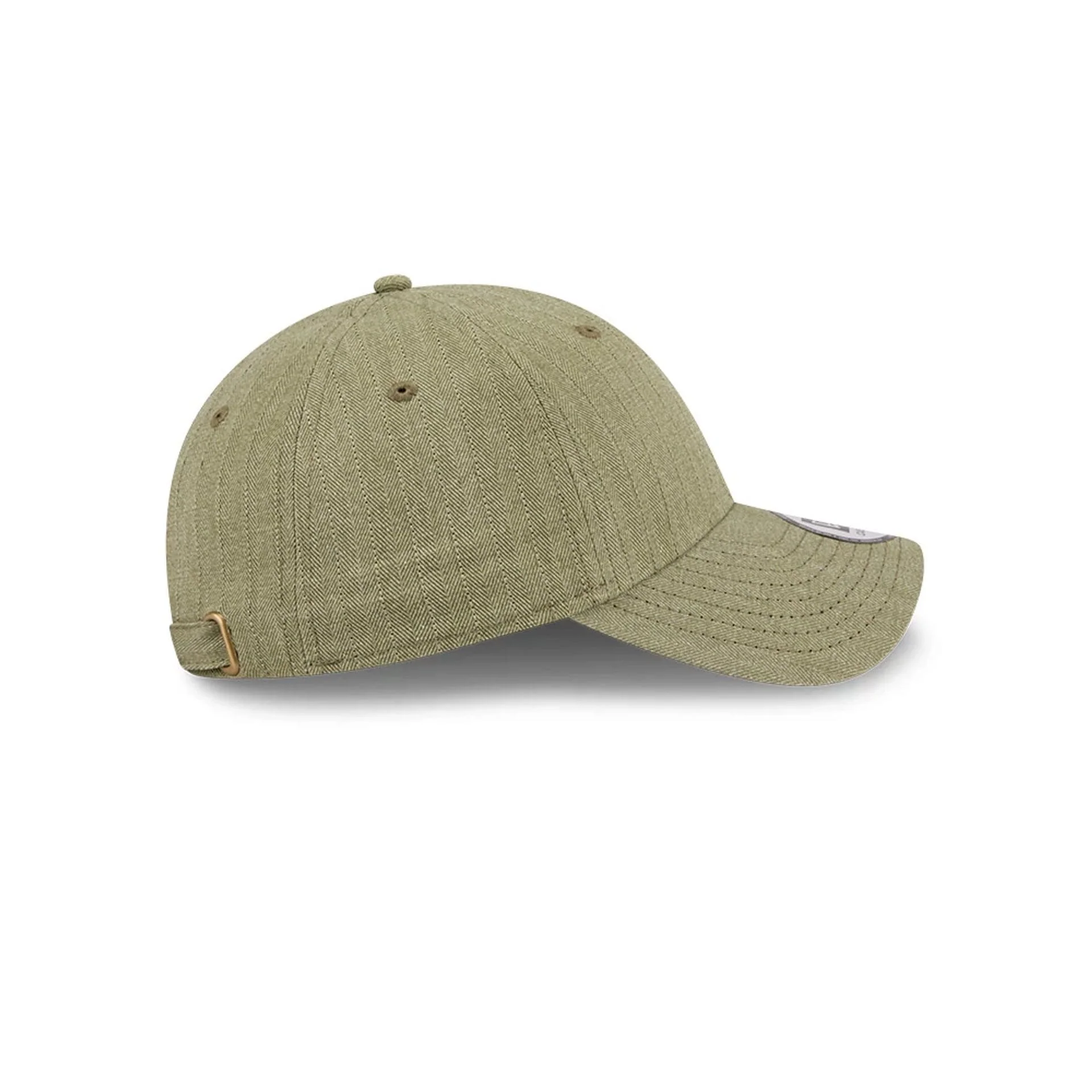 New Era Herringbone Pinstripe Green Casual Classic Adjustable Cap - Image 7