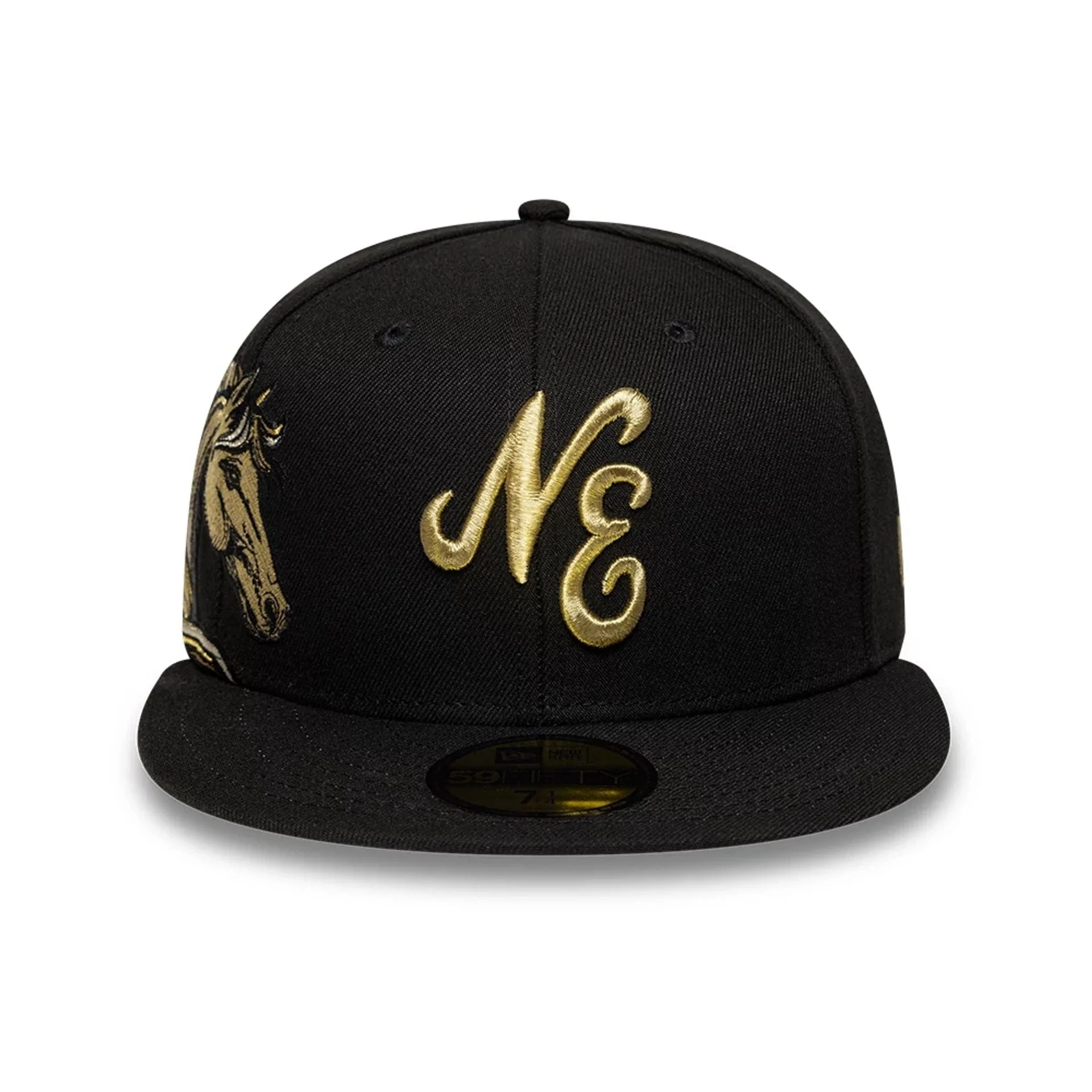 New Era Horse Black 59FIFTY Fitted Cap - Image 2