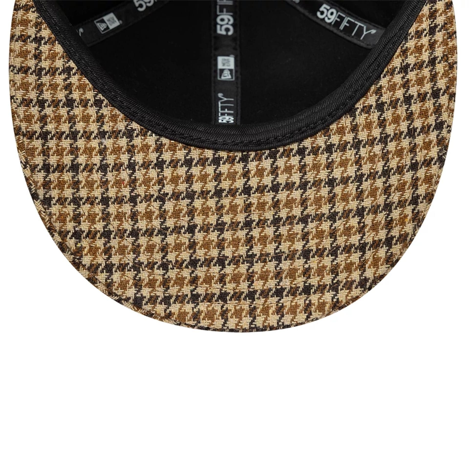 New Era Houndstooth Dark Brown Low Profile 59FIFTY Fitted Cap - Image 7