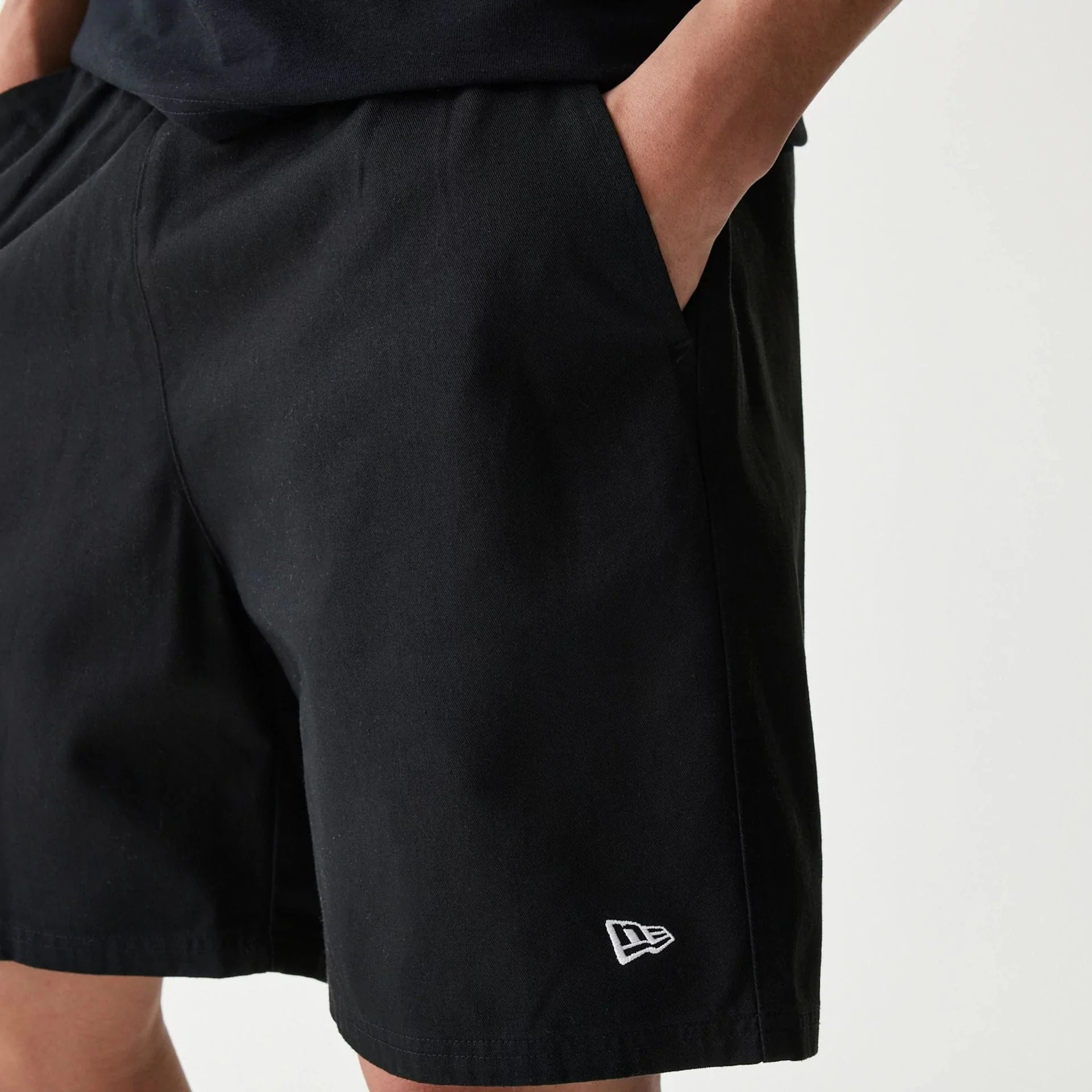 New Era Japan Woven Black Shorts - Image 3