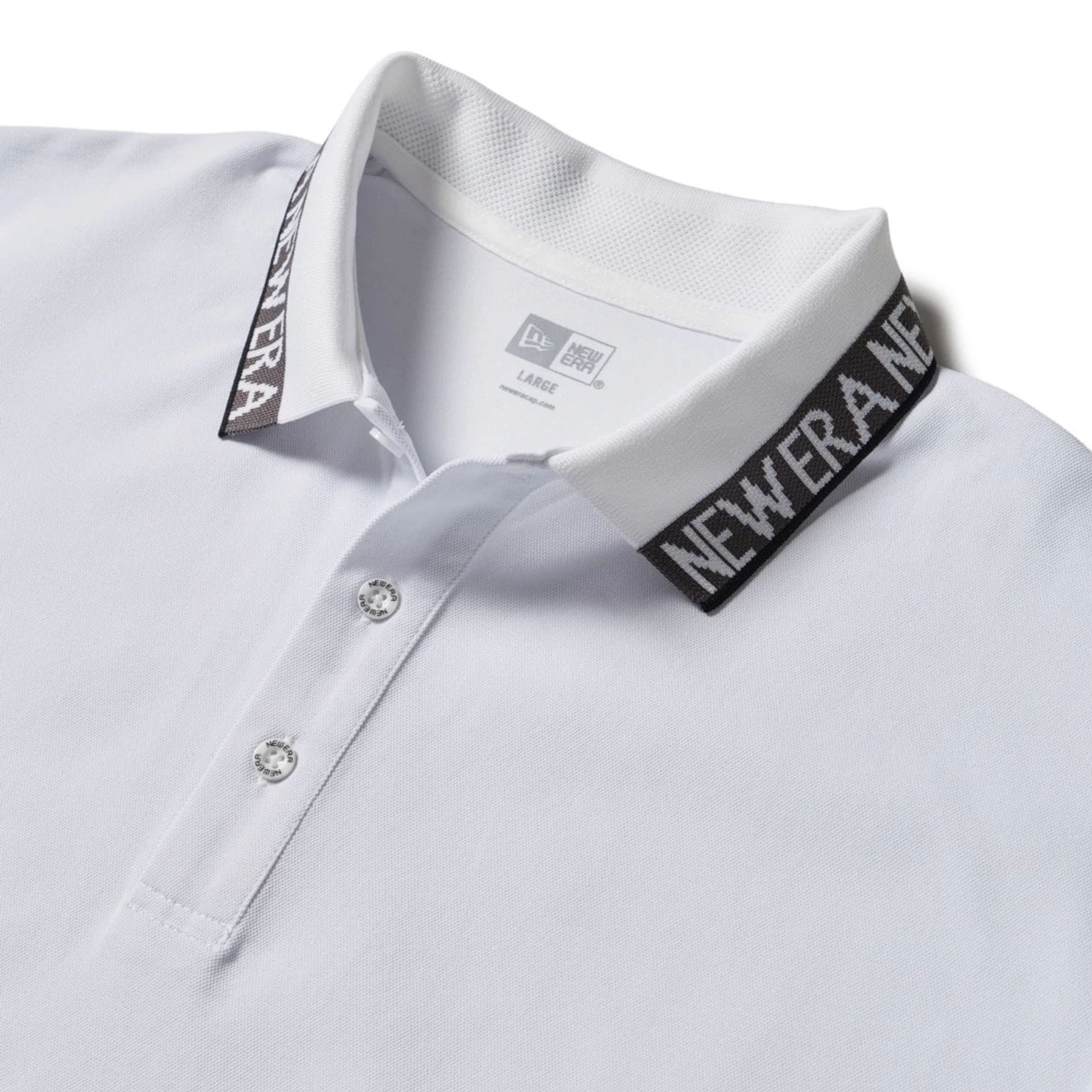 New Era Kanoko White Polo T-Shirt - Image 3