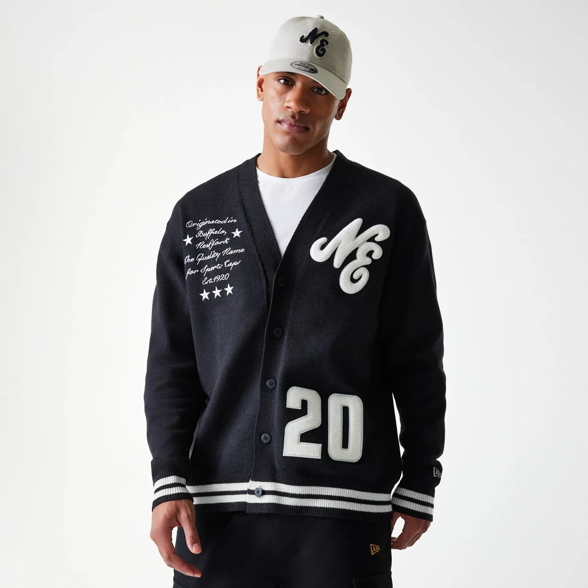 New Era Knit Black Cardigan - Image 3