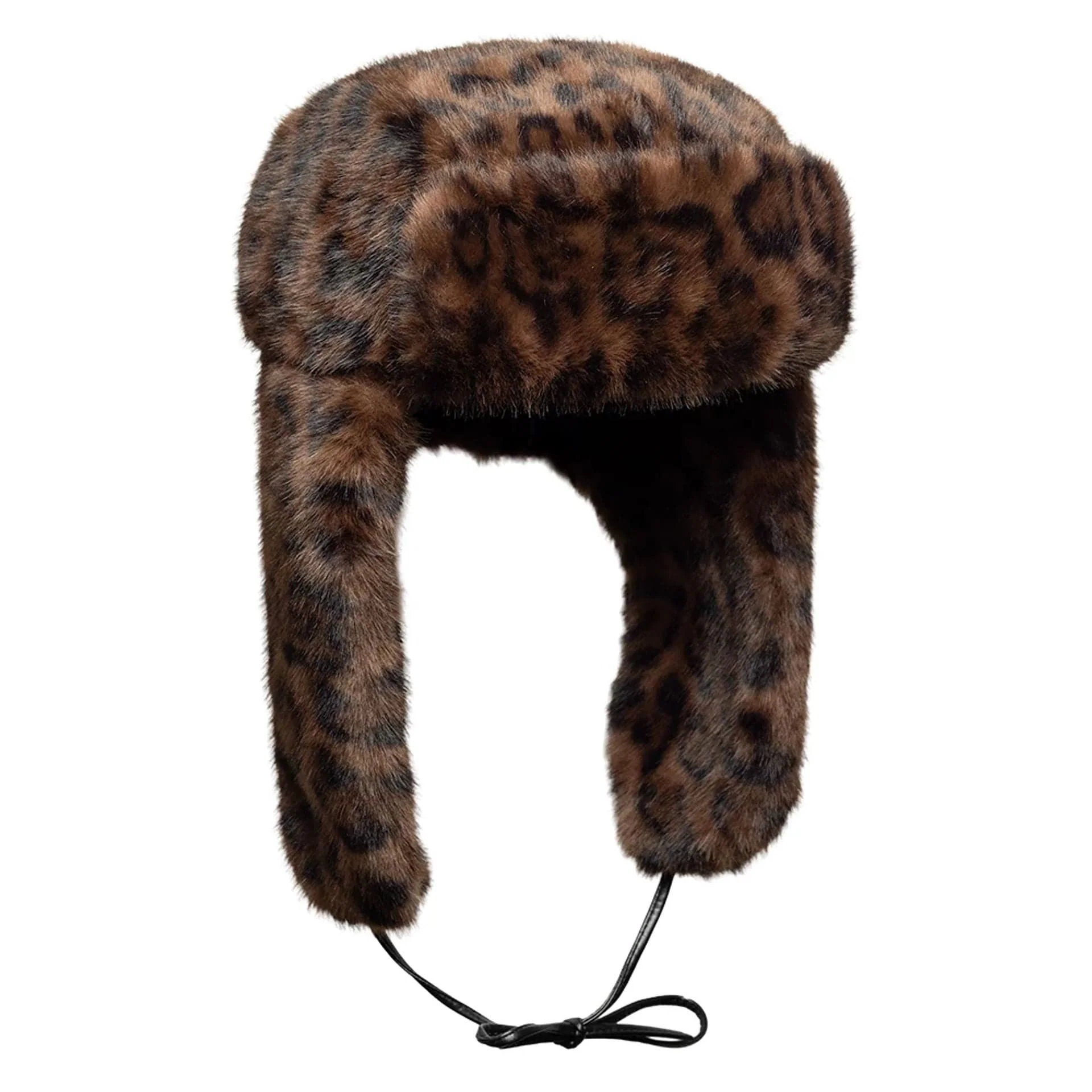 New Era Leopard Brown Trapper Hat - Image 8