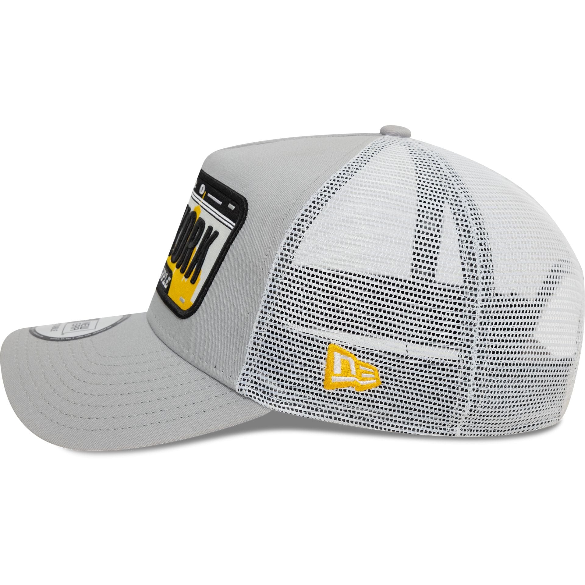 New Era License Plate Grey 9FORTY E-Frame Adjustable Trucker Cap - Image 6